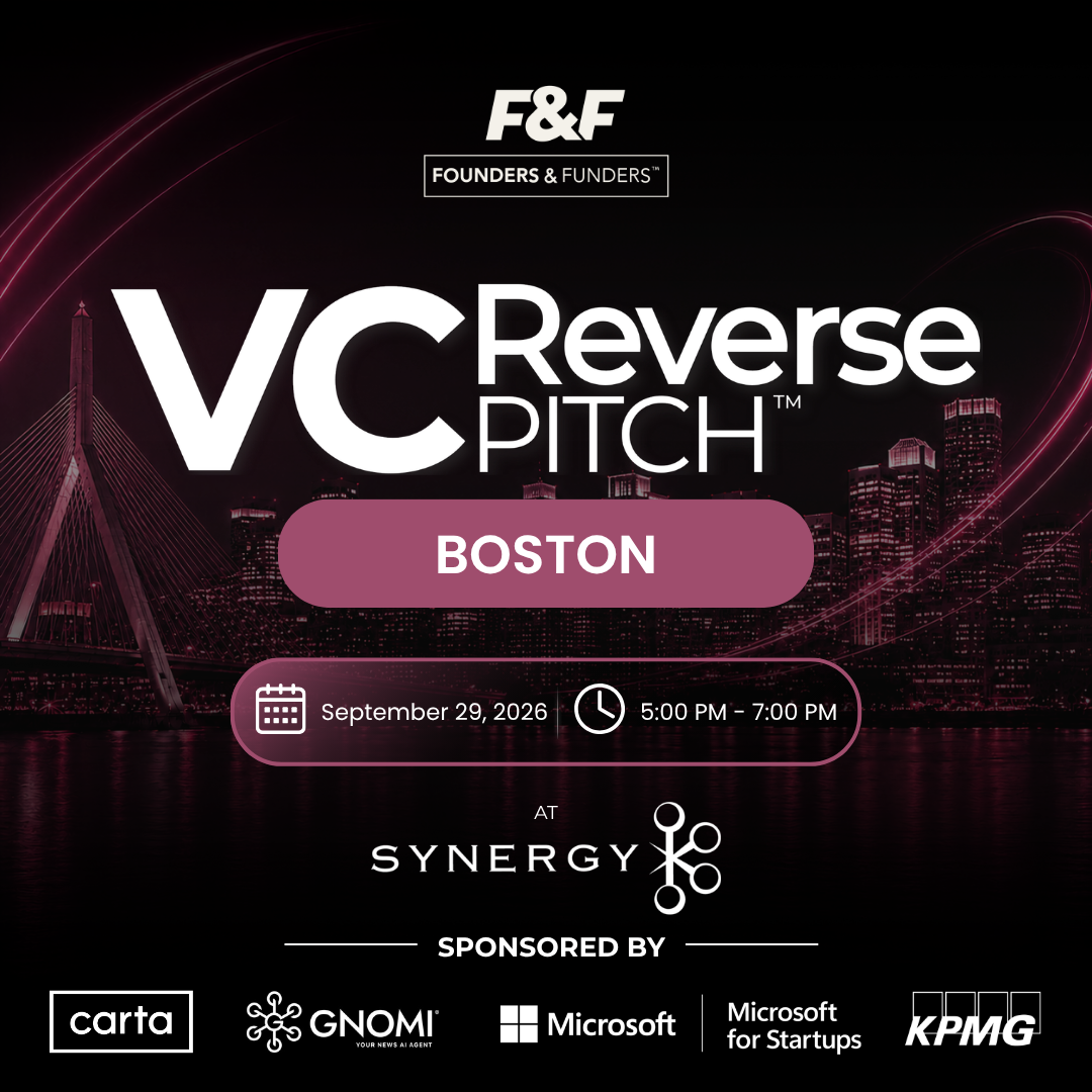 Founders & Funders: BOS VC Reverse Pitch