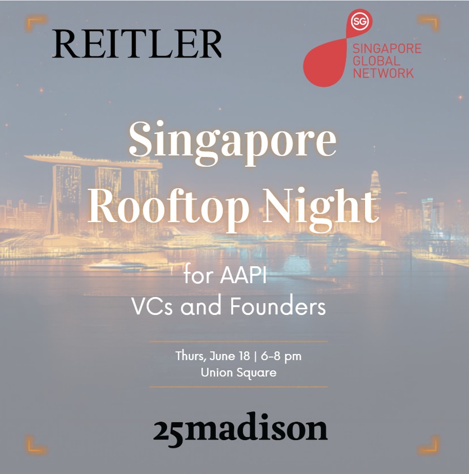 Cover art for #Singapore Rooftop Night: For AAPI VCs x Founders — New York, NY