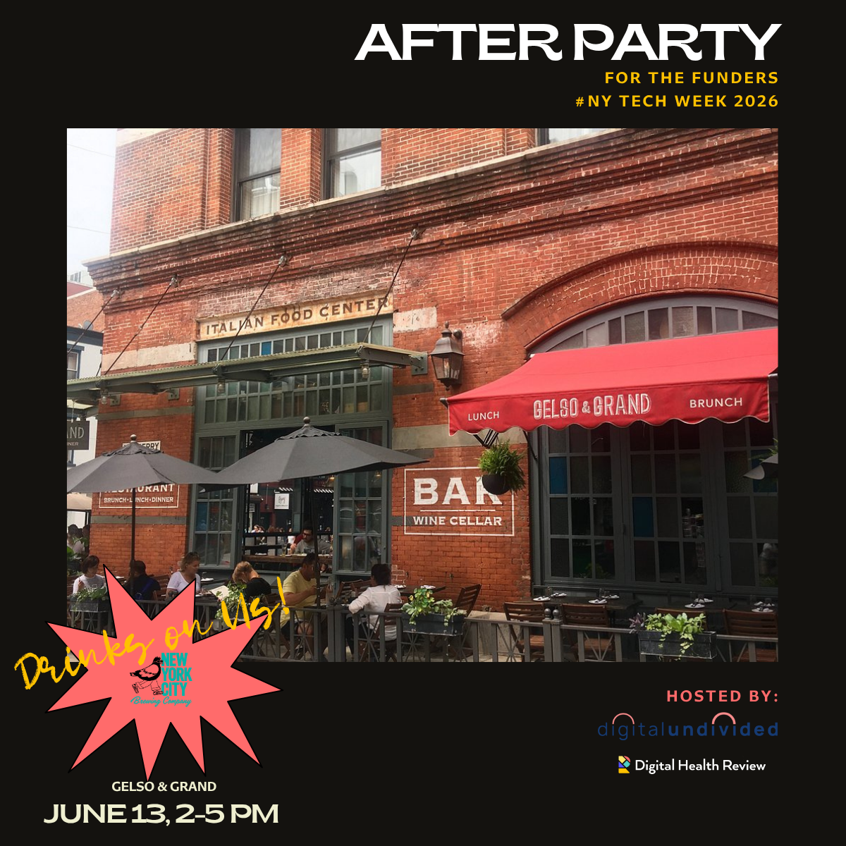 Cover art for #Funders: NY Tech Week After Party — Gelso & Grand