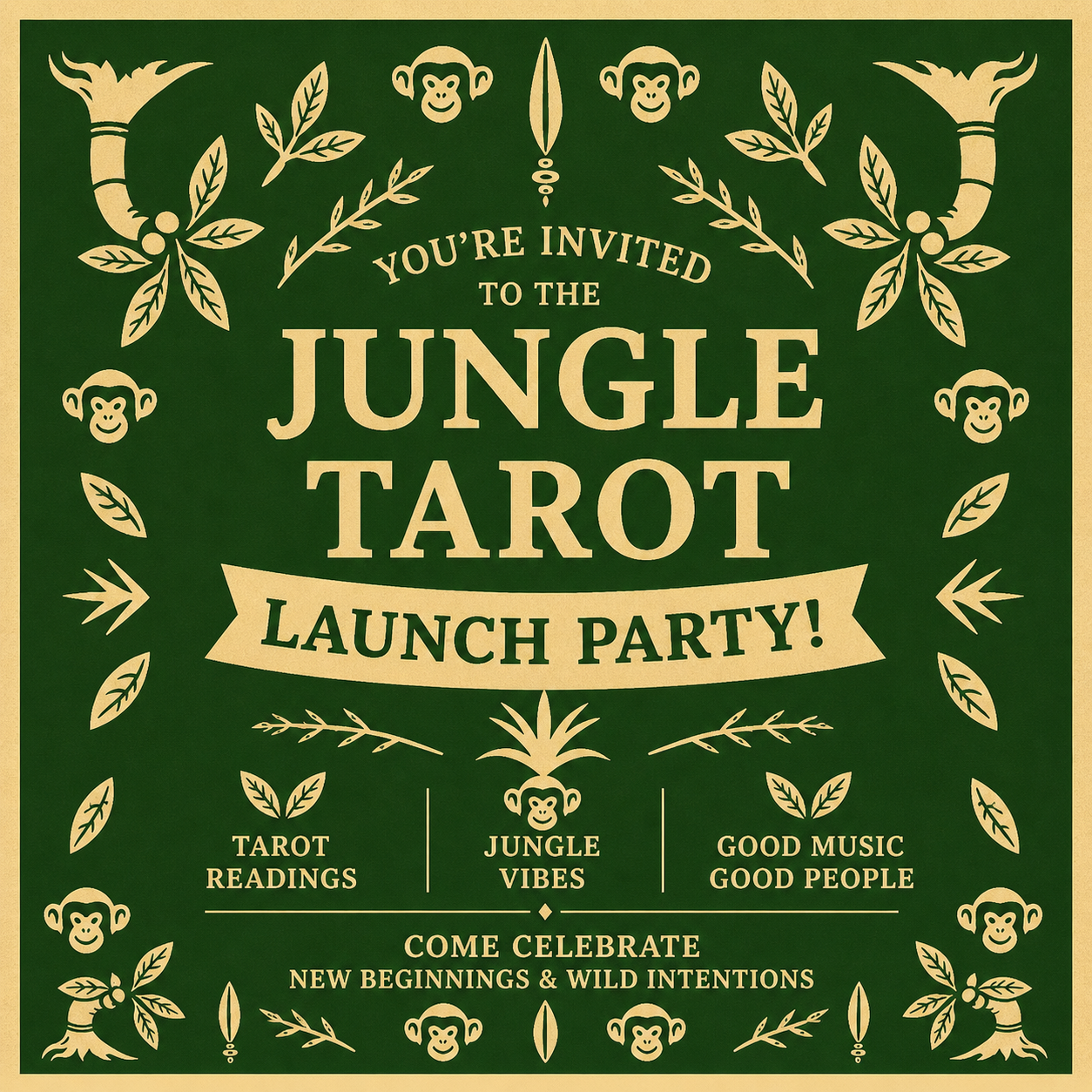 Cover art for #Jungle Tarot Launch Party @Farm.One Brewery — Farm.One