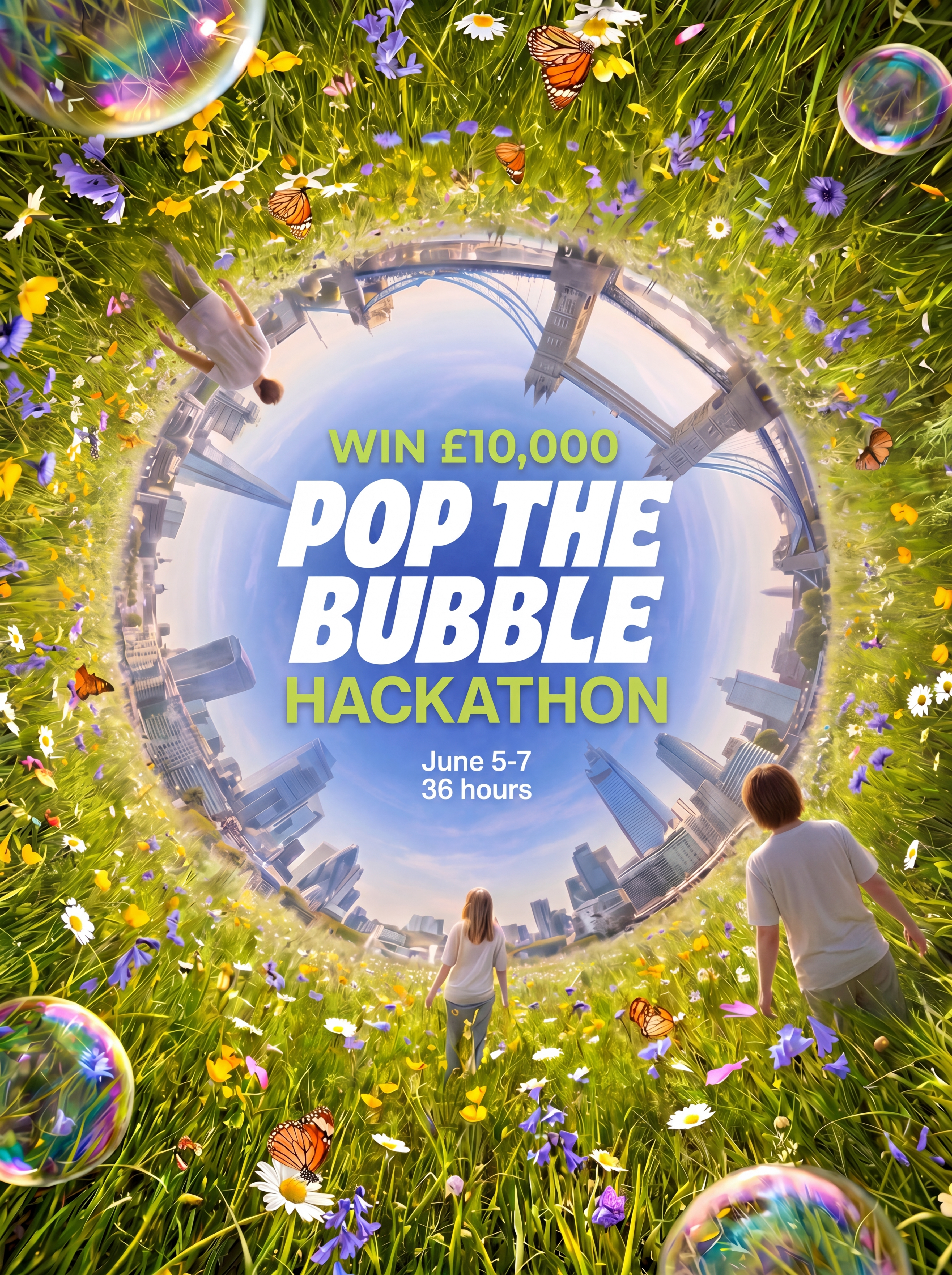 Cover art for #Pop The Bubble Hackathon 🫧 — London, United Kingdom