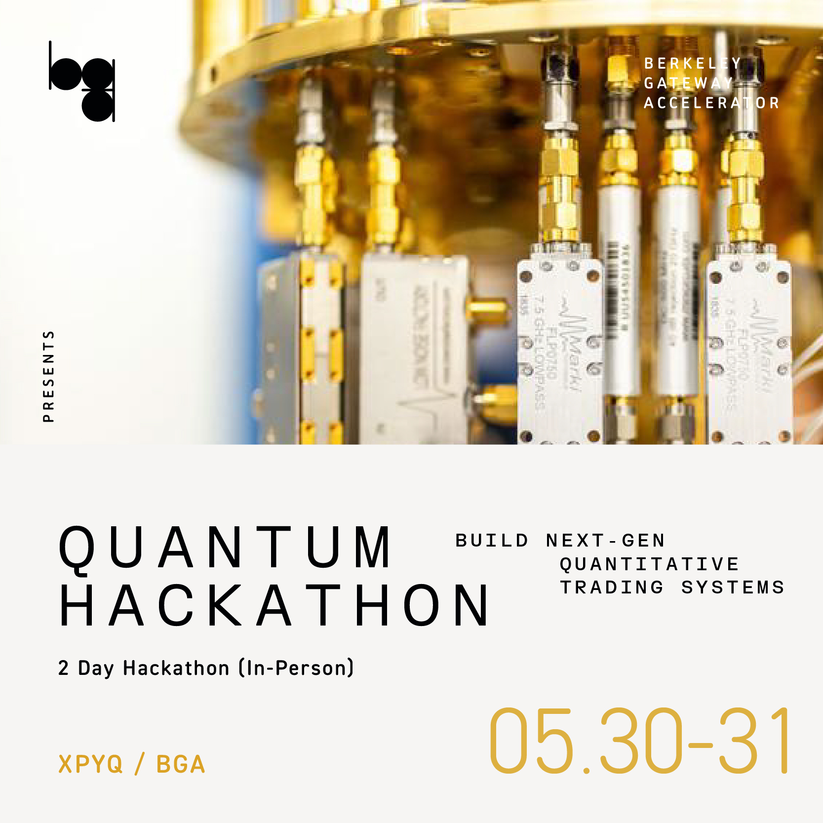 Cover art for #QUANTUM AI HACKATHON 1.0 - AI agents meet qubits, powered by XpyQ — Berkeley, California