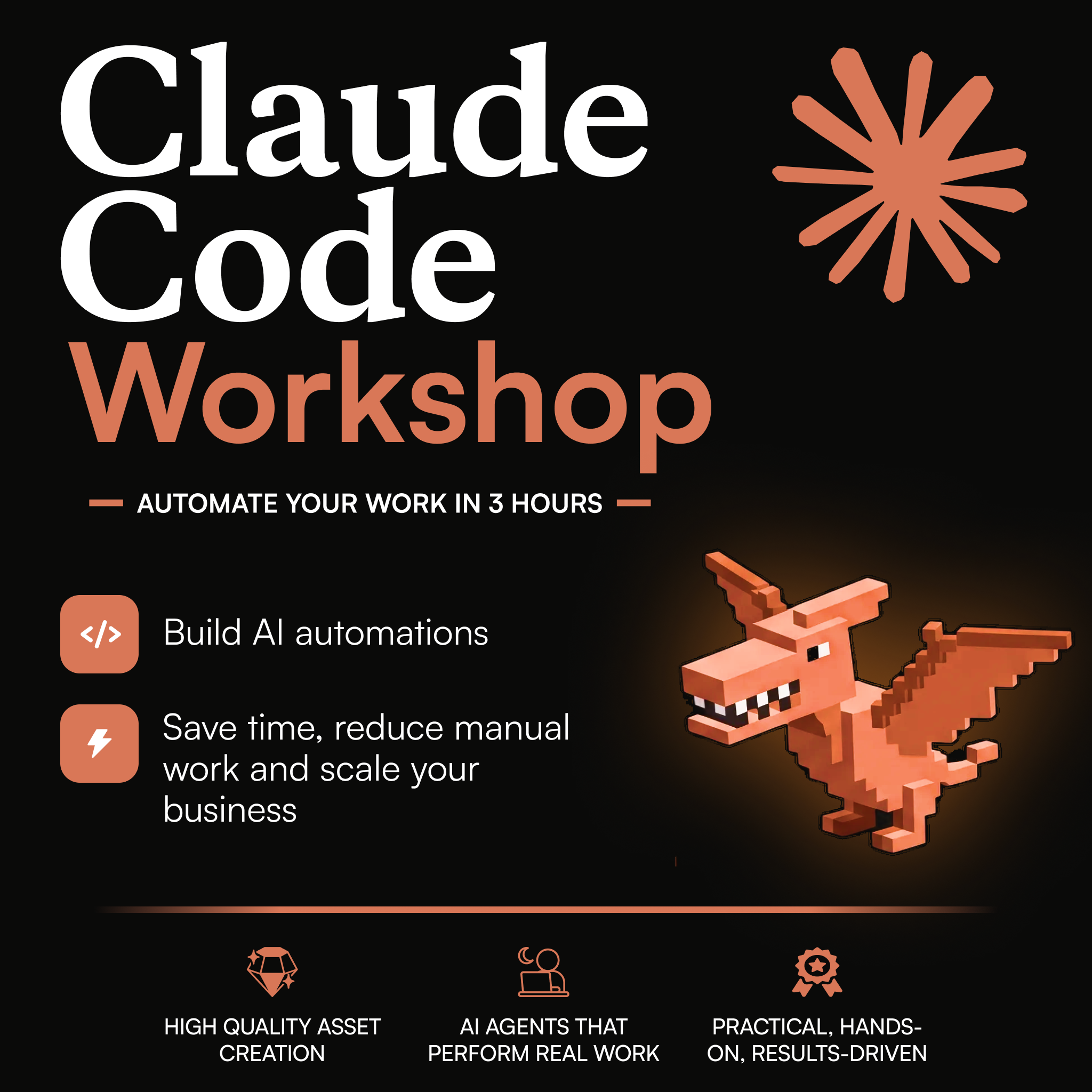 Cover art for #Claude Code Workshop | Automate Your Work in 3 Hours — London, United Kingdom