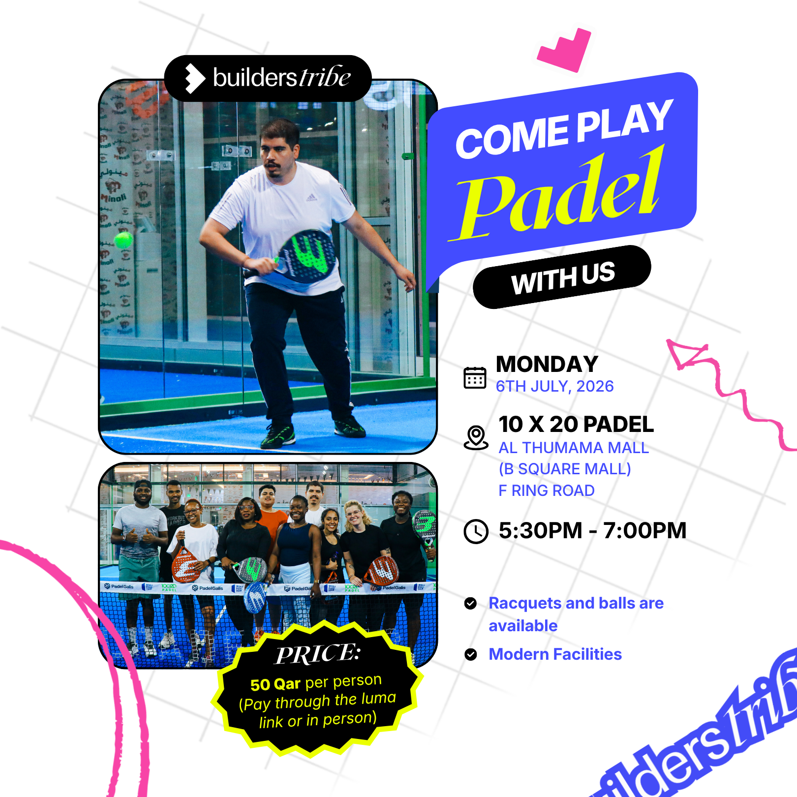 Come Play Padel With Us 🎾