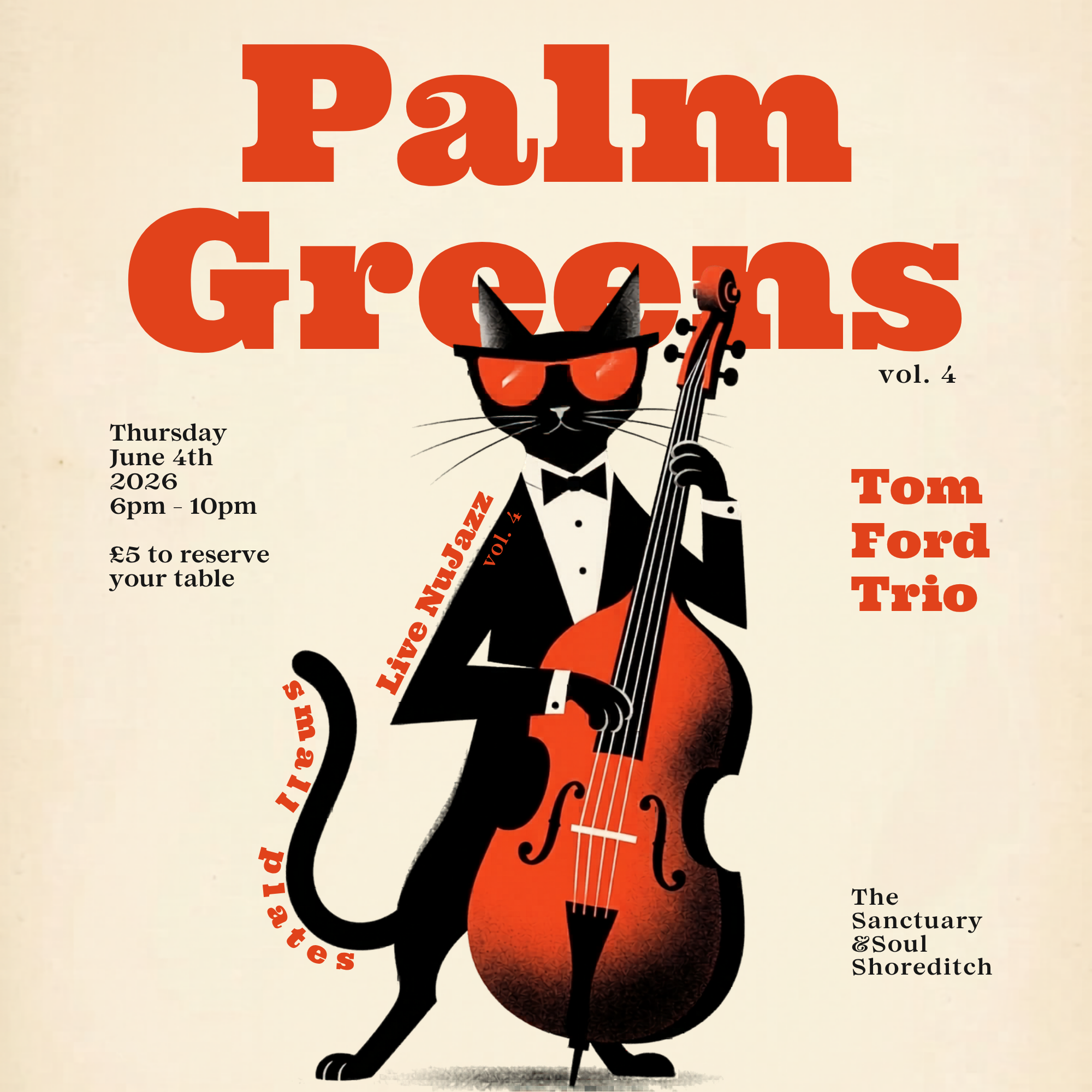Cover art for #Palm Greens by Night - NuJazz & Small Plates vol.4 — Palm Greens - Shoreditch