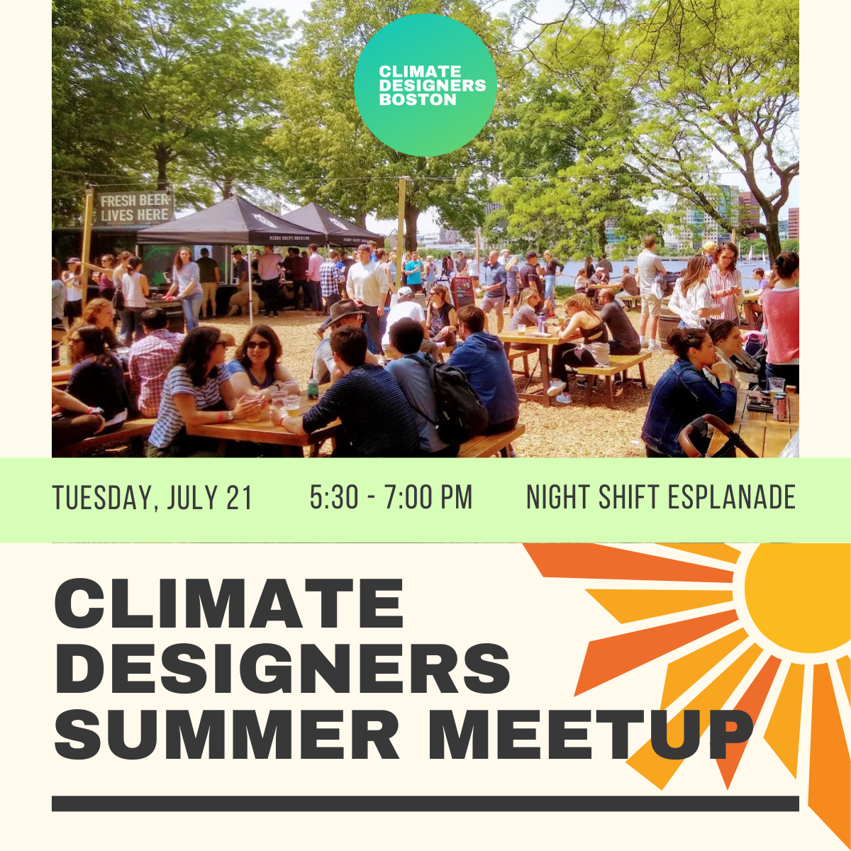 Climate Designers Summer Meetup @ the Esplanade