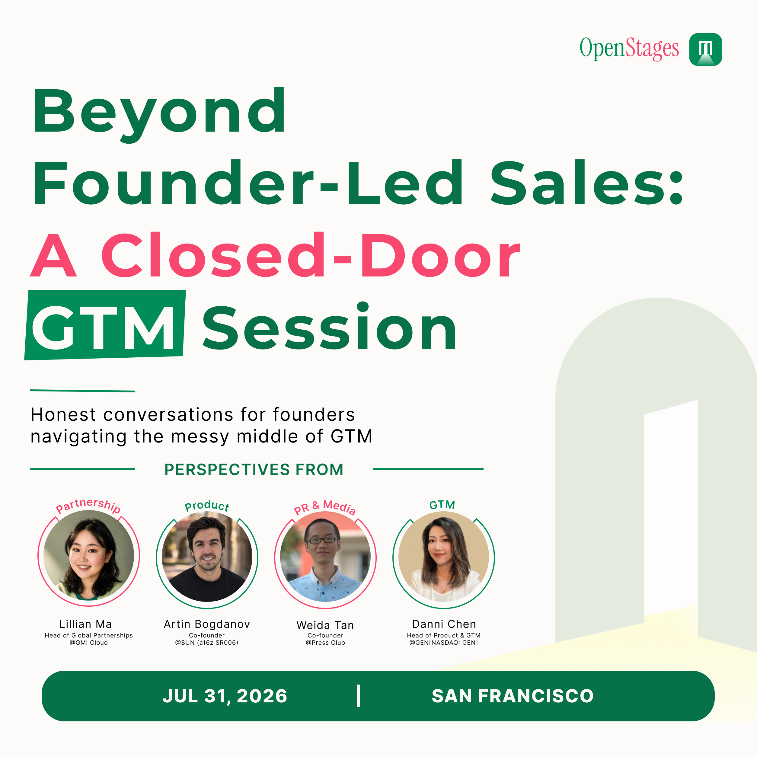 Beyond Founder-Led Sales: A Closed-Door GTM Session
