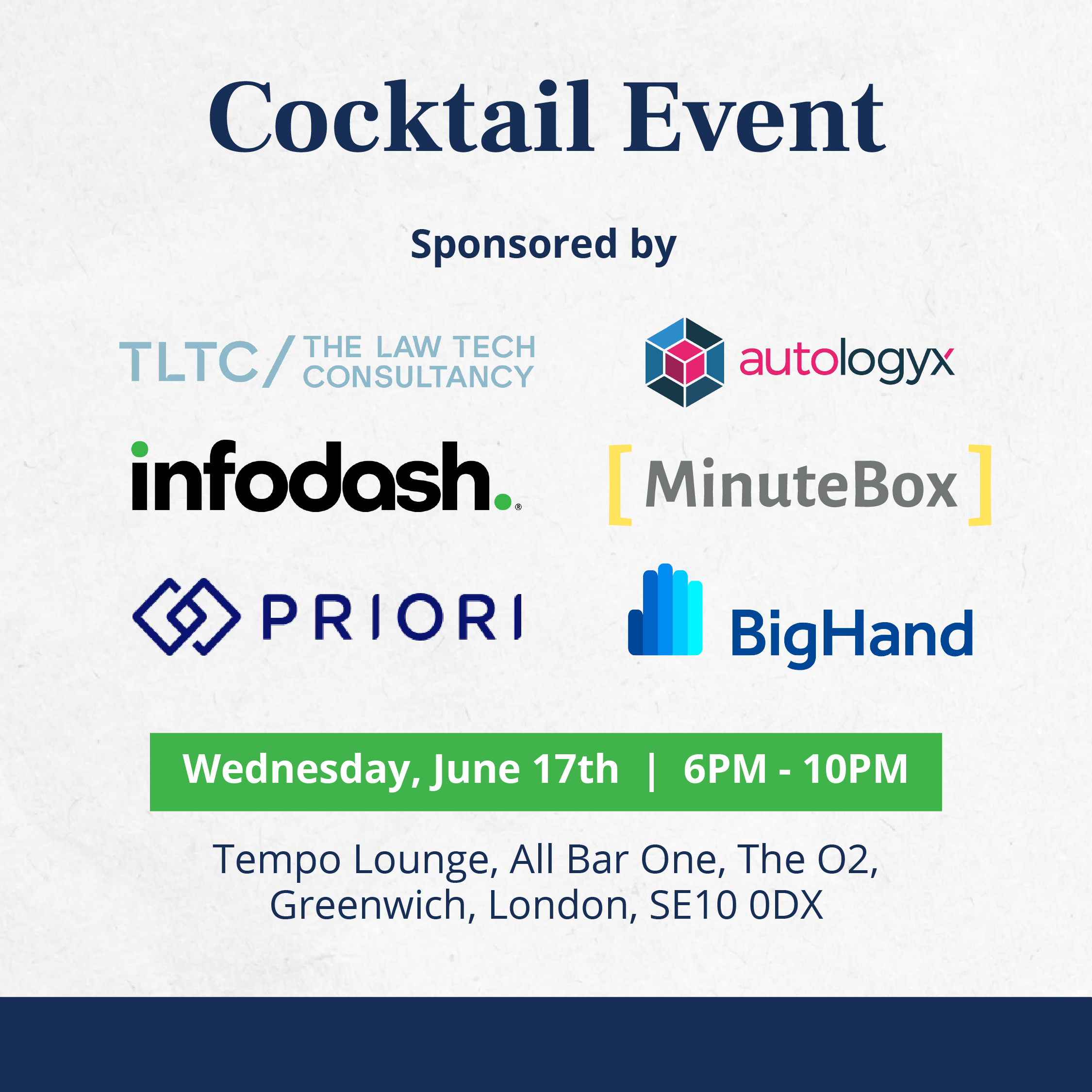 Legal Tech Talk - After hours drinks