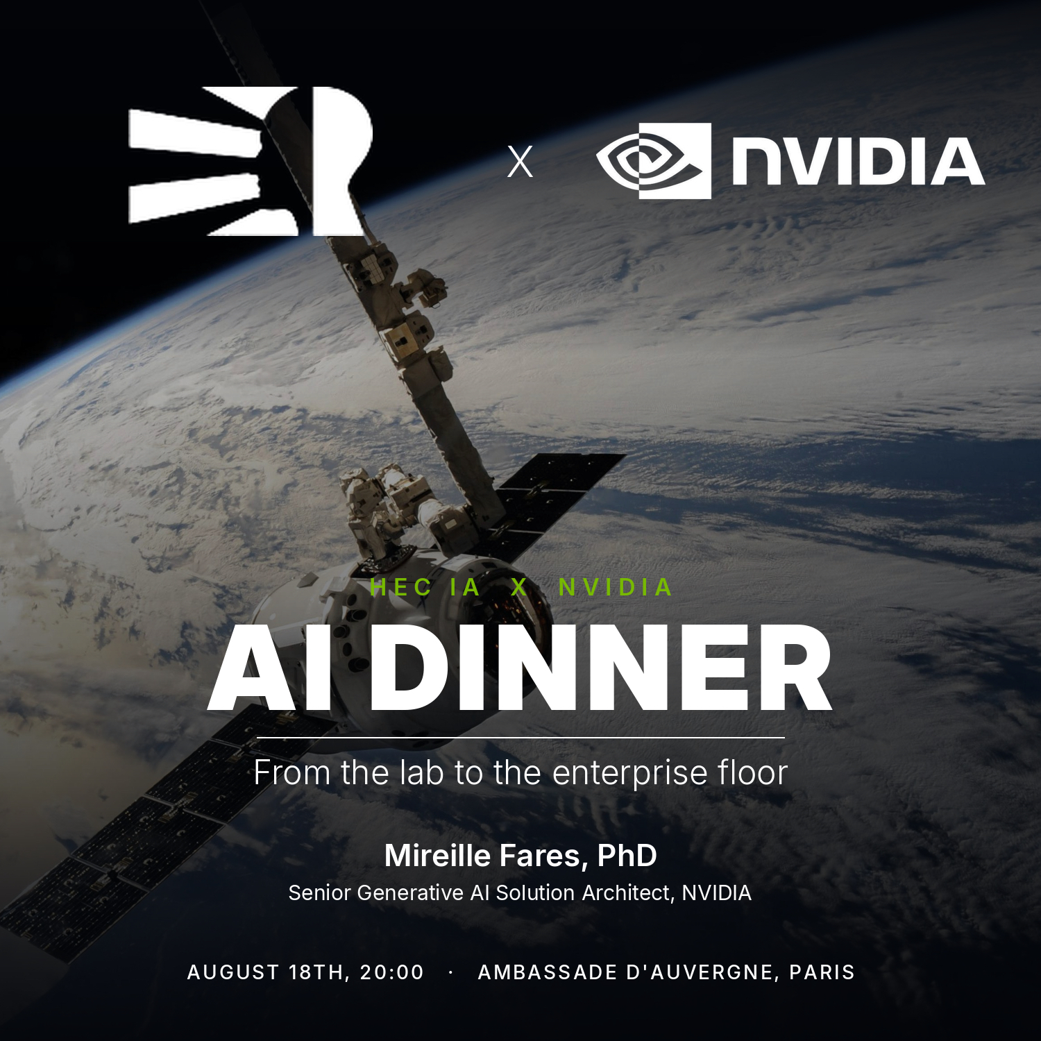 HEC IA x NVIDIA DINNER: Van het onderzoeksdocument naar de bedrijfsvloer