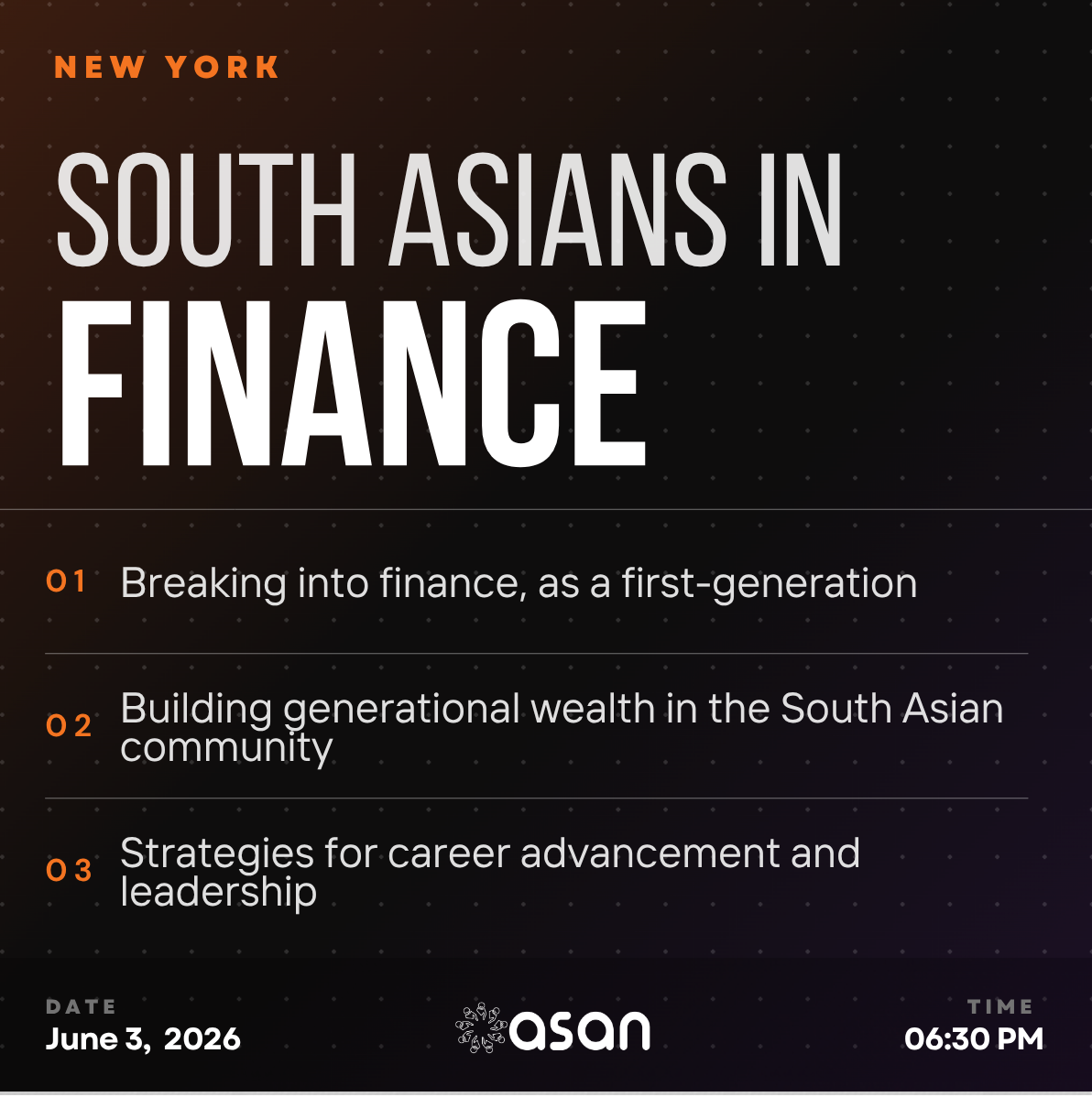 Cover art for #South Asians in Finance — New York, NY