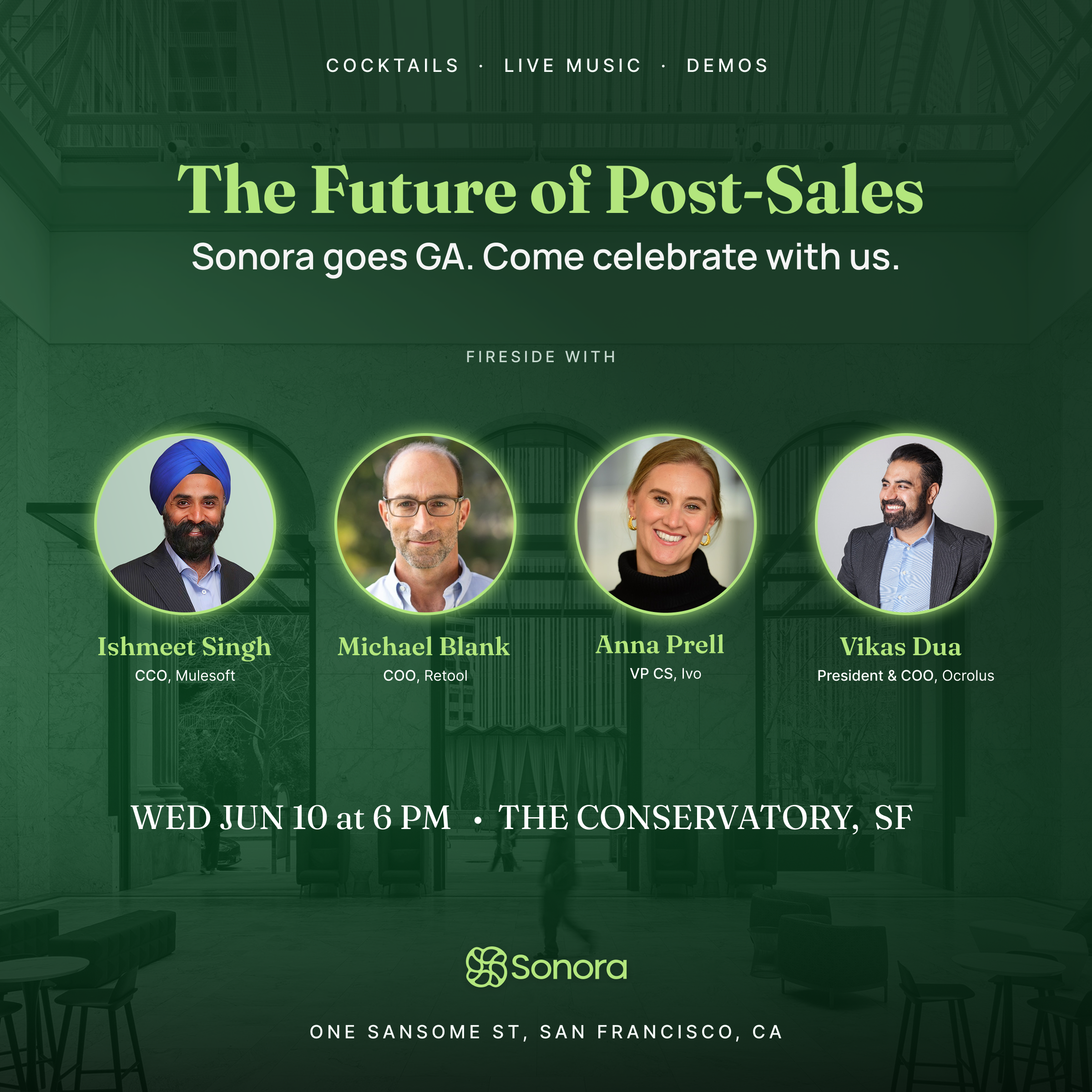 Cover art for #The Future of Post-Sales — The Conservatory at One Sansome