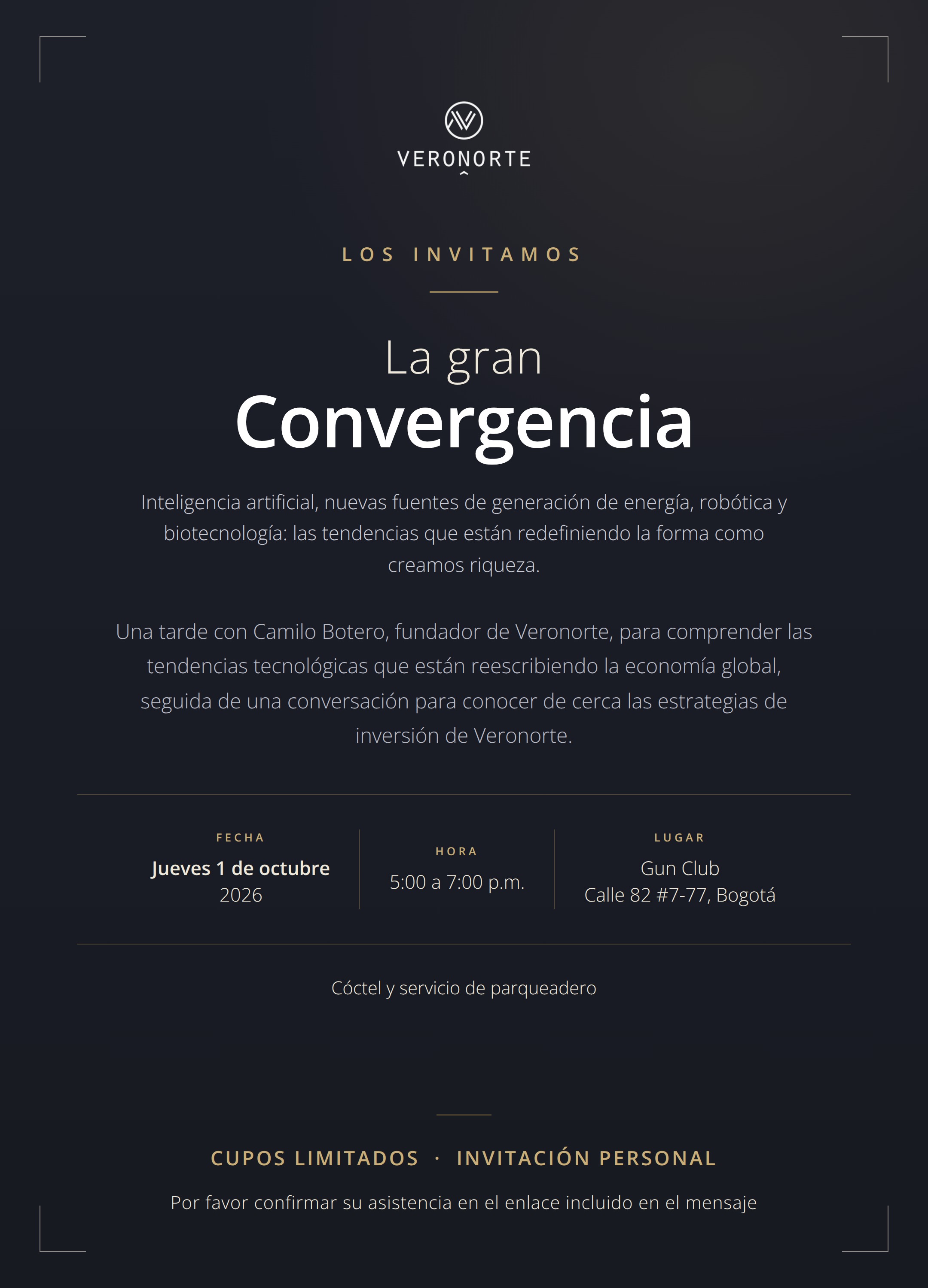 The Great Convergence Veronorte