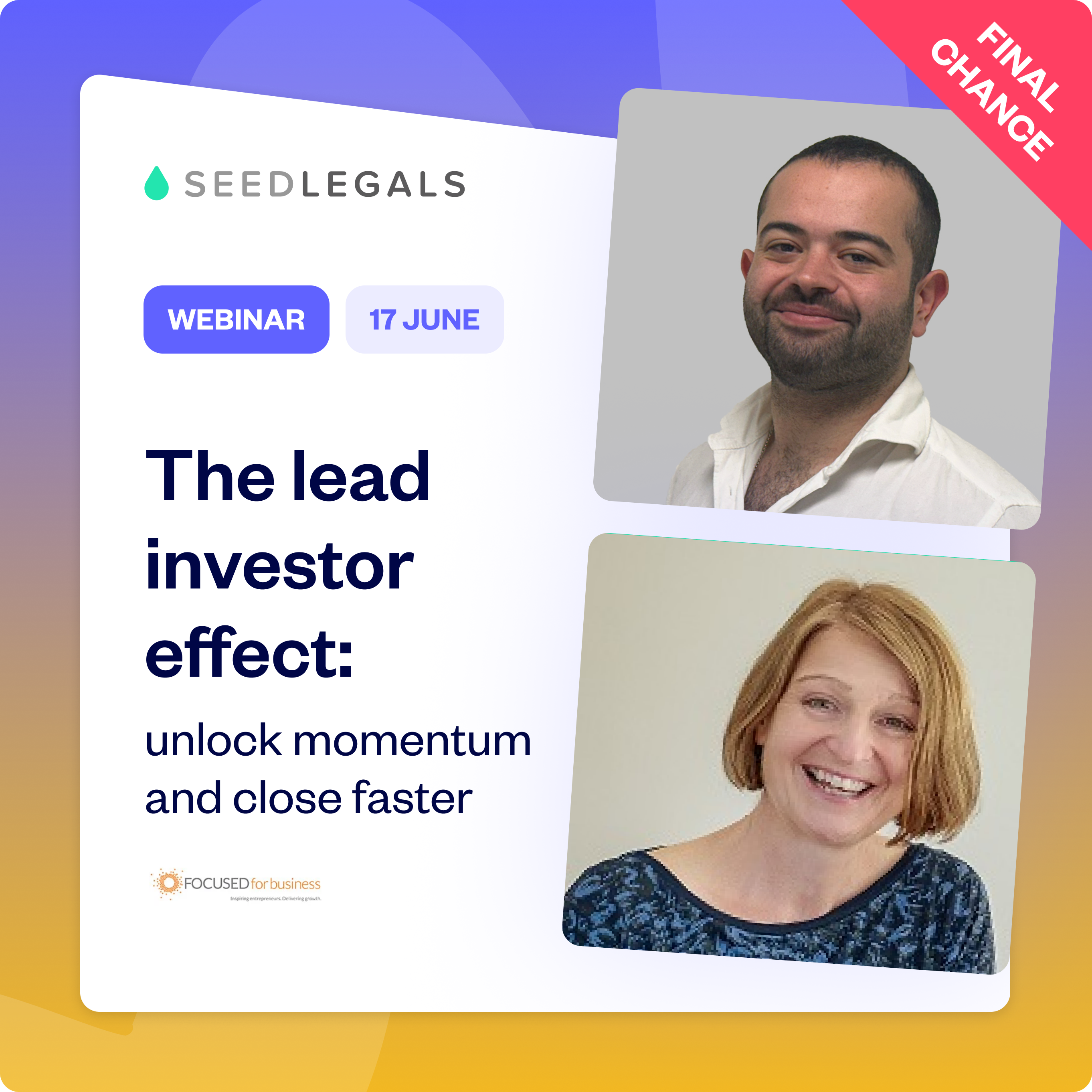 The lead investor effect: Unlock momentum and close faster