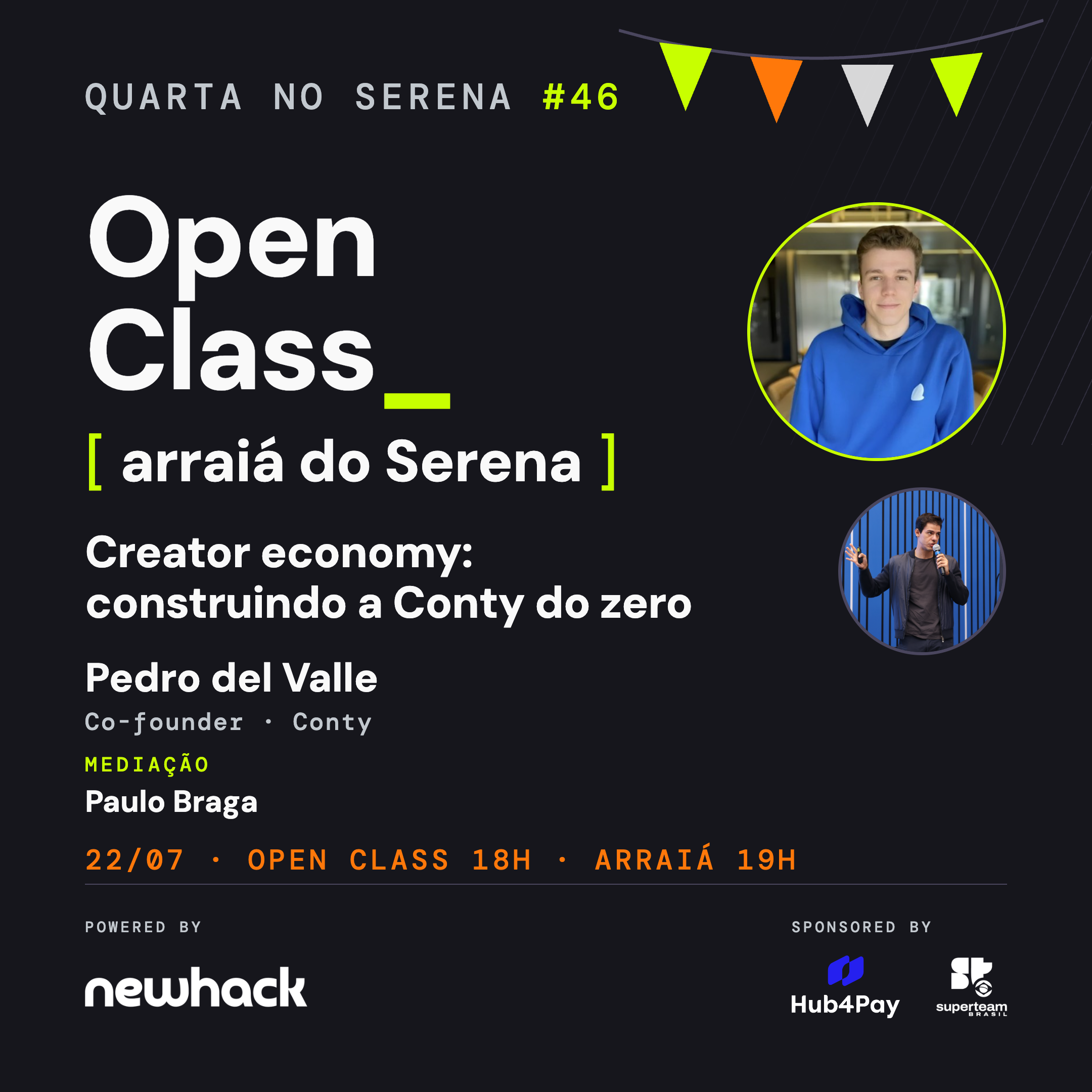 NewHack Open Class #14: Pedro Del Valle, Founder of Conty & Paulo Braga, Entrypoint