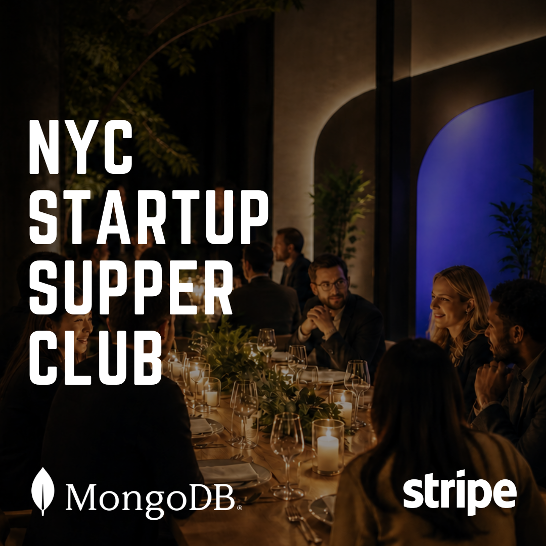 NYC: MongoDB x Stripe Startups Supper Club
