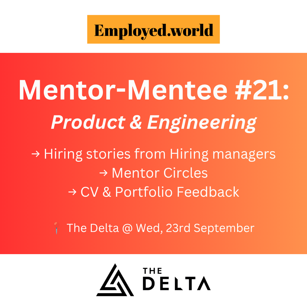 Mentor-mentee Meetup #21 - Product & Engineering