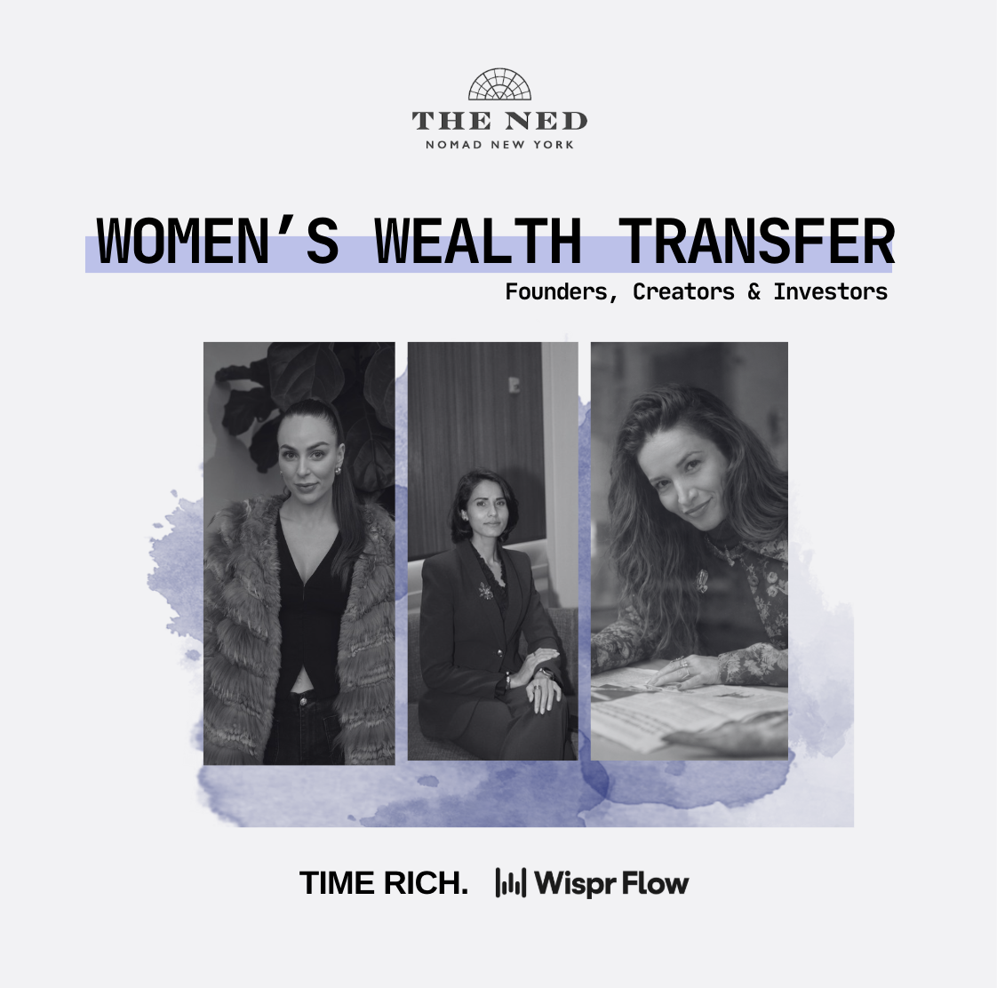 Women's Wealth Transfer · Founders, Media & Investors · NYC