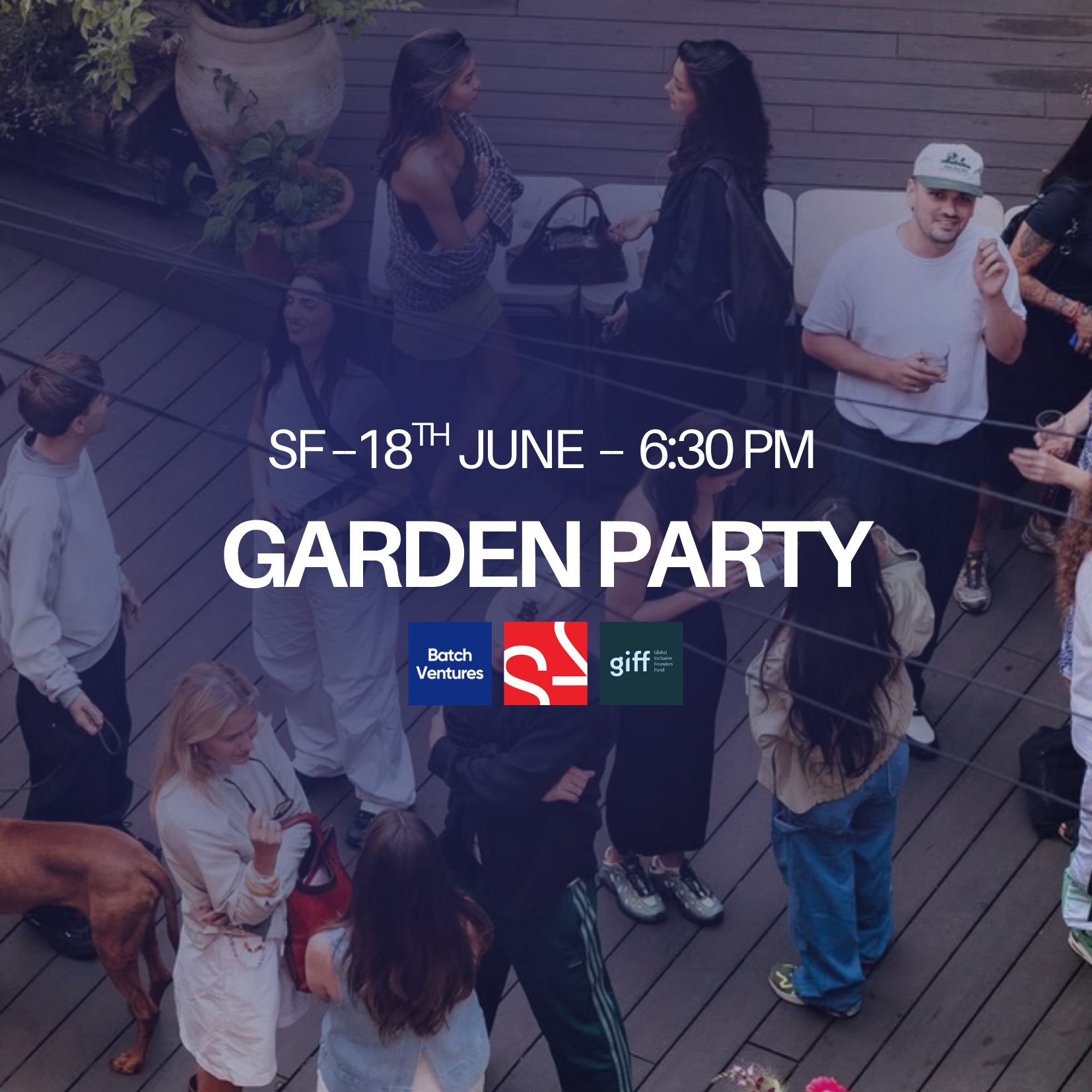 Cover art for #Garden party — San Francisco, CA