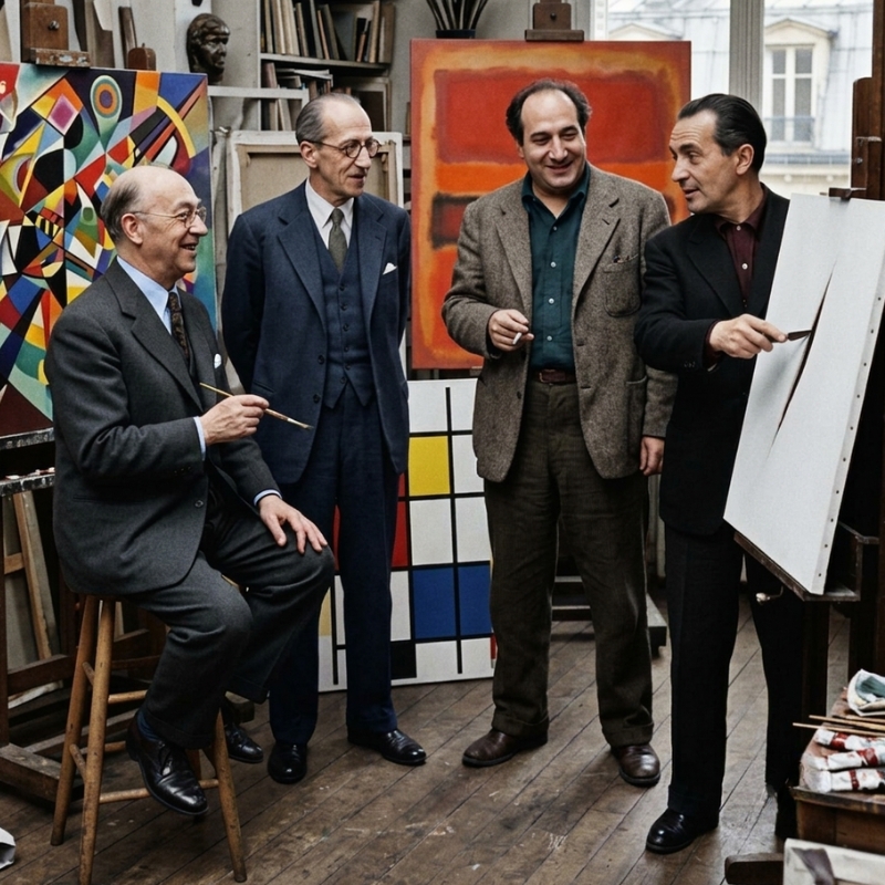 Lezione introduttiva | Oltre la forma: viaggio nell’astrattismo da Mondrian a Fontana 📚