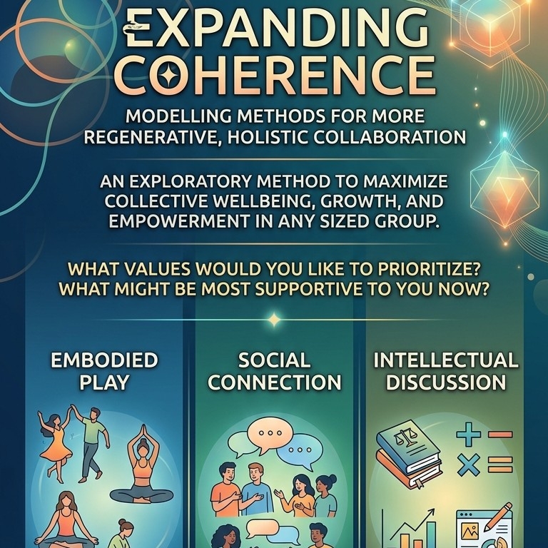 Cover art for #Expanding Coherence: Modelling Methods for More Regenerative, Holistic Collaboration - Open Registra — Frontier Tower @ Human Flourishing (Full Floor) 995 Market Street, San Francisco