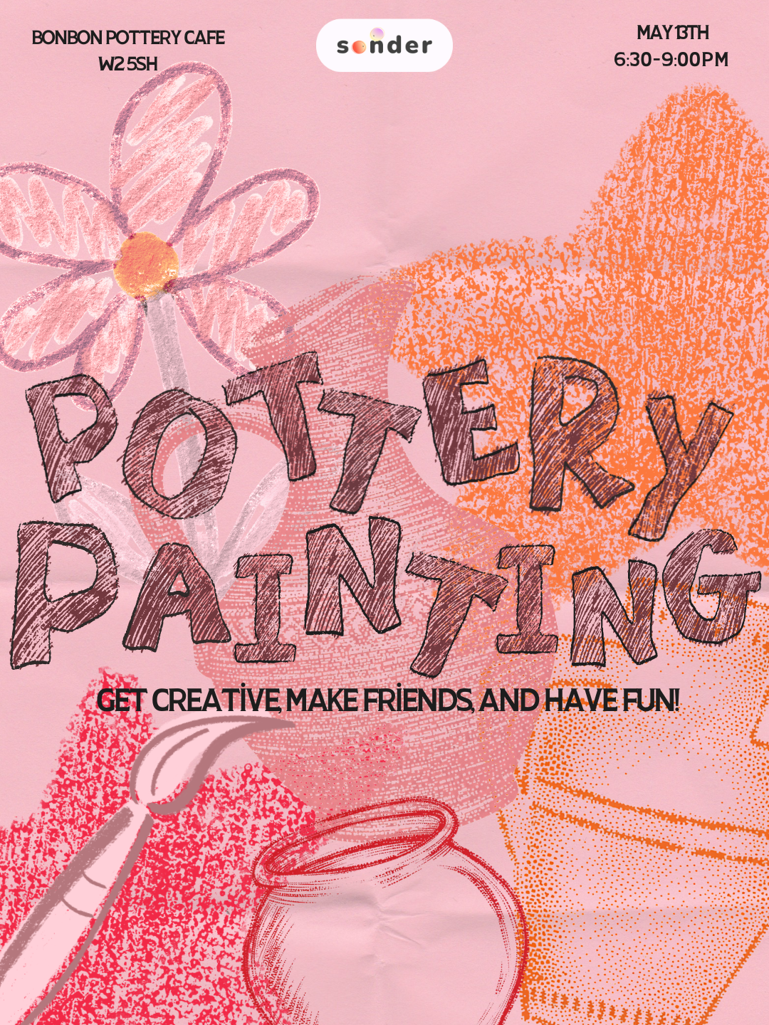 Pottery Painting Social