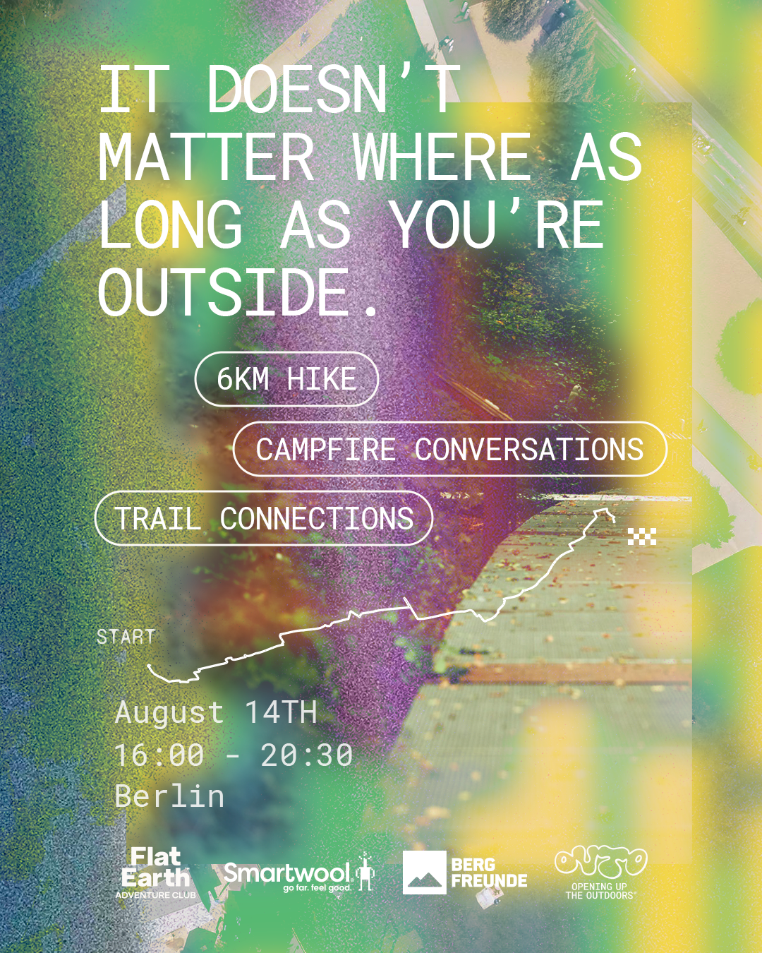 Bergfruende x Flat Earth Adventure Club x OUTO x Smartwool Hike