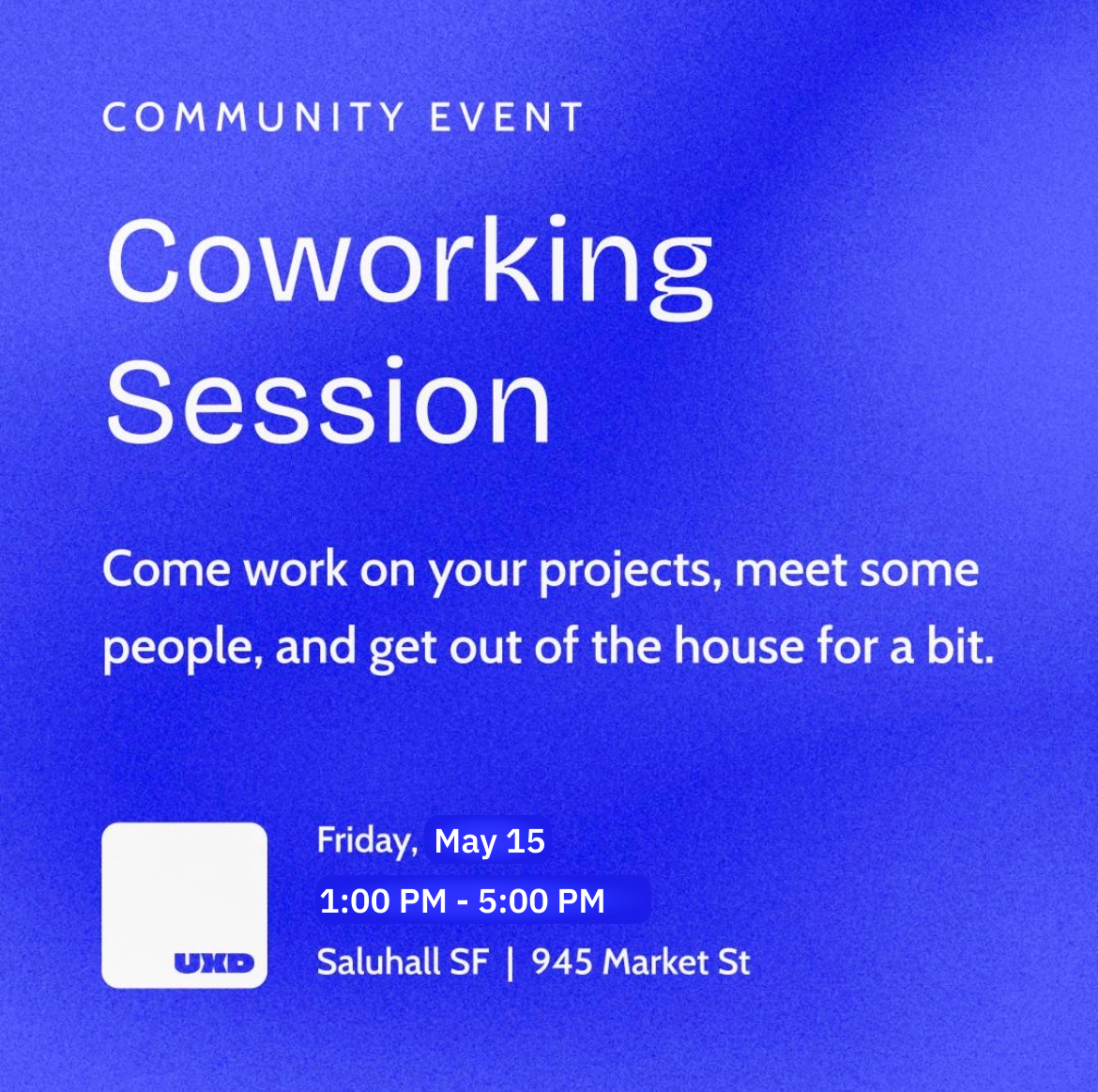 Cover art for #Coworking Session — Saluhall SF