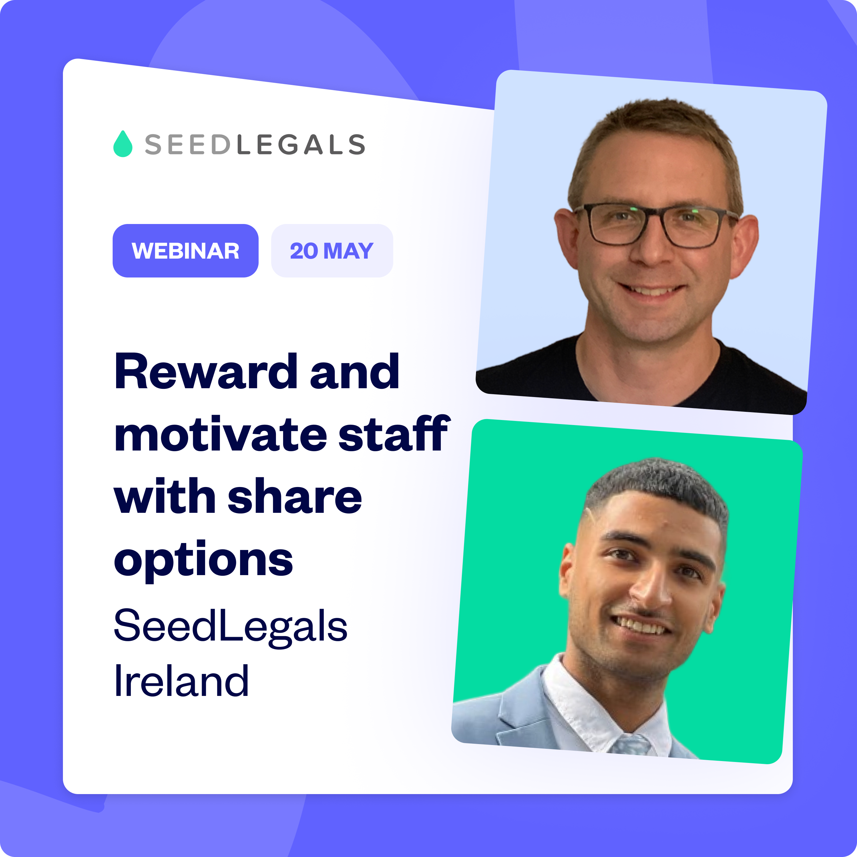 Reward and motivate staff with share options