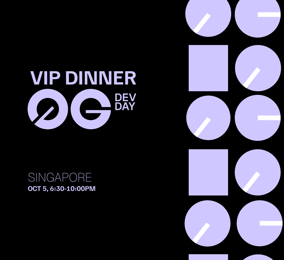 0G Dev Day VIP Reception Dinner
