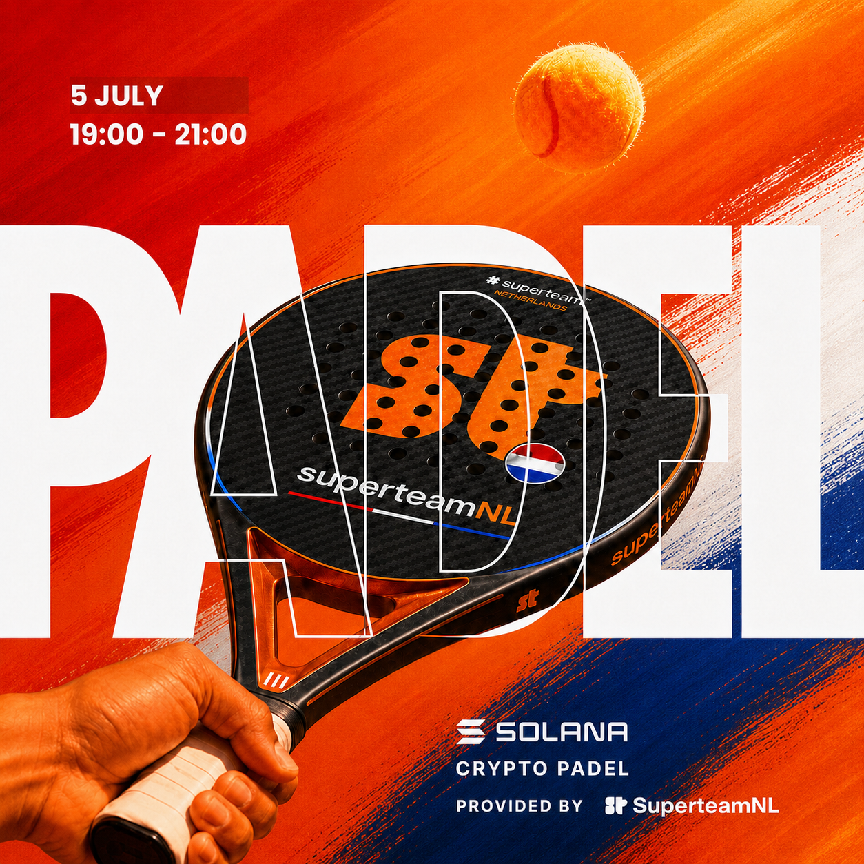 🎾 Crypto Padel x SuperteamNL 🧡