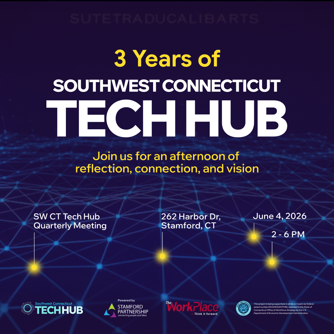 Cover art for #SW CT Tech Hub Meeting & Networking Reception #CTTechWeek — 262 Harbor Dr