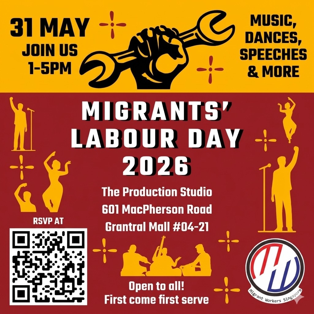 Cover art for #Migrant's Labour Day 2026 — Grantral Mall/Grantral Complex@Macpherson