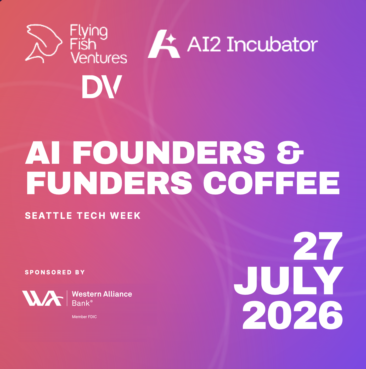 AI Founders & Funders Coffee | Hosted by Flying Fish Ventures, AI House, Denver Ventures & Western Alliance