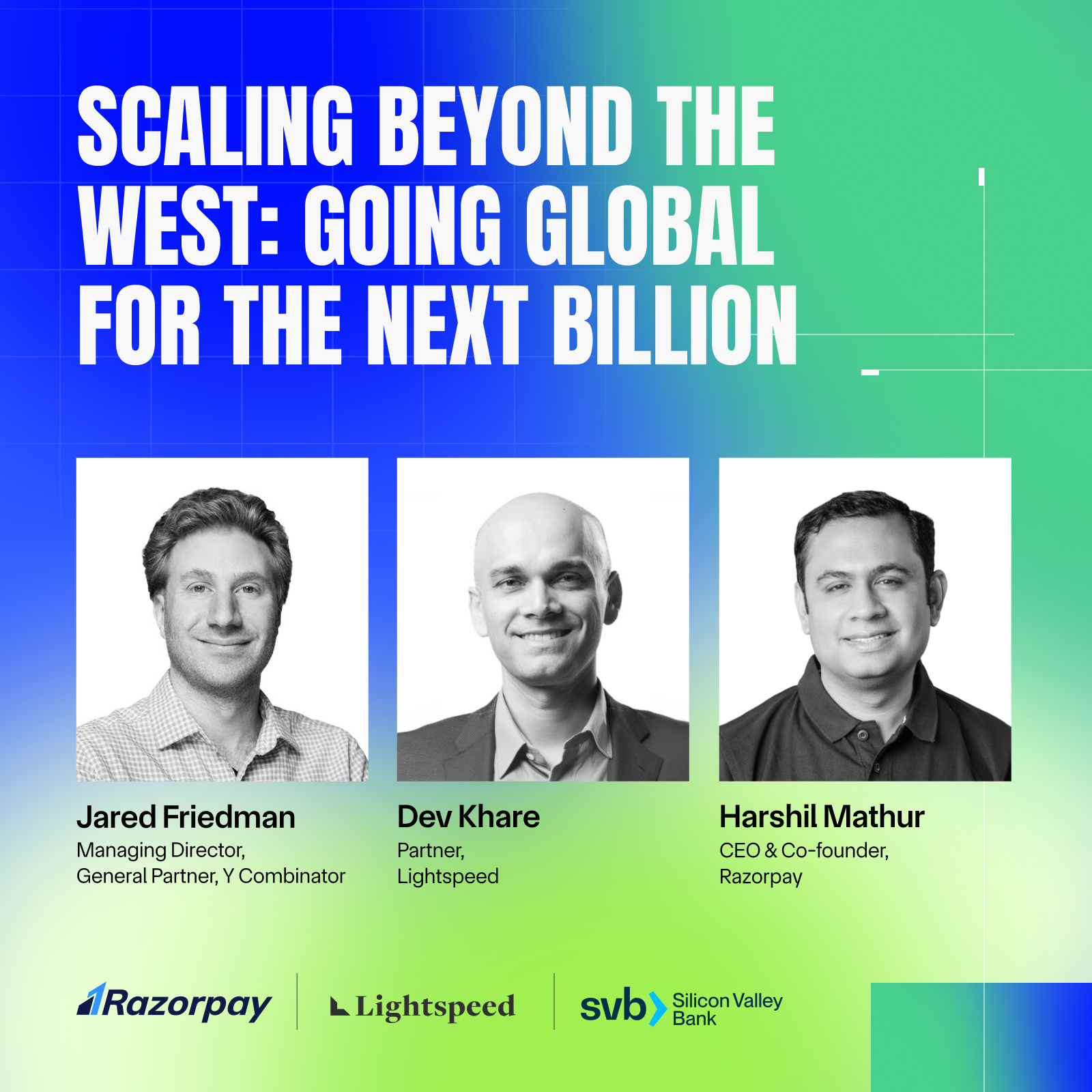 Scaling Beyond the West: Going Global for the Next Billion
