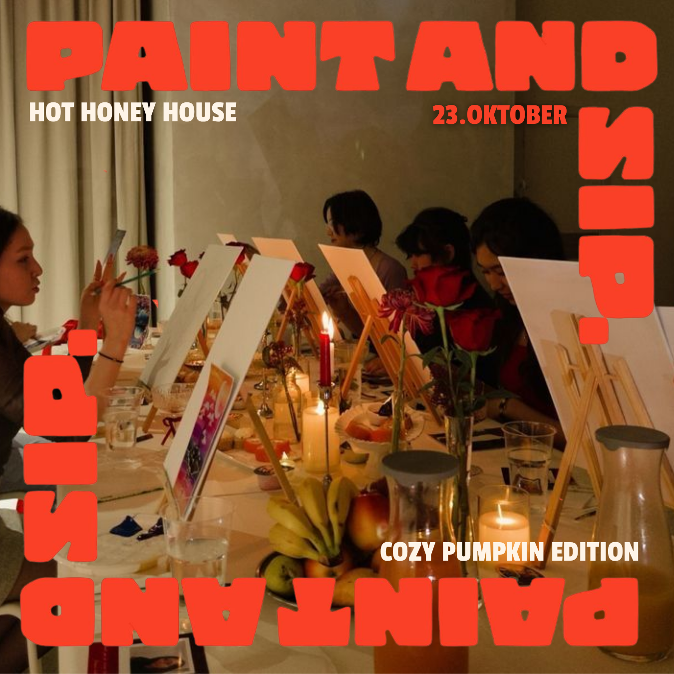 PAINT & SIP · Cozy Fall Edition
