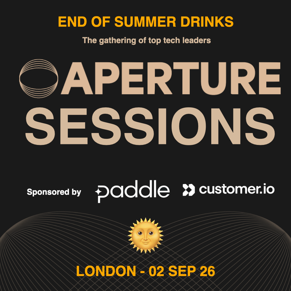 Aperture Sessions London, sponsored by Paddle & Customer.io