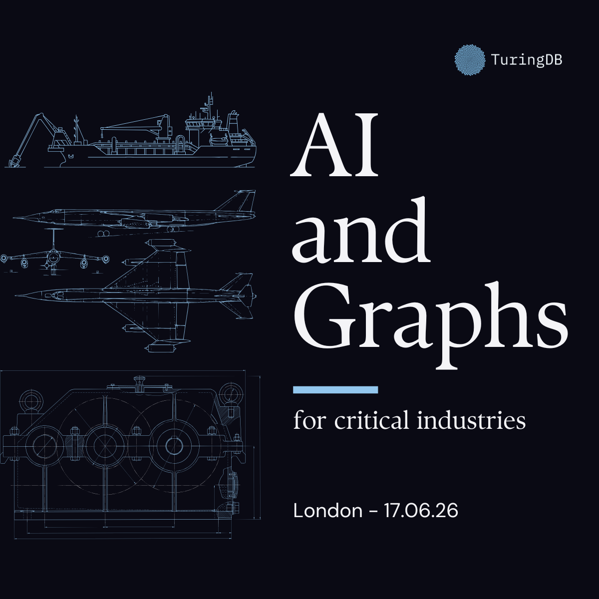 Cover art for #AI and Graphs for Critical Industries — London, United Kingdom