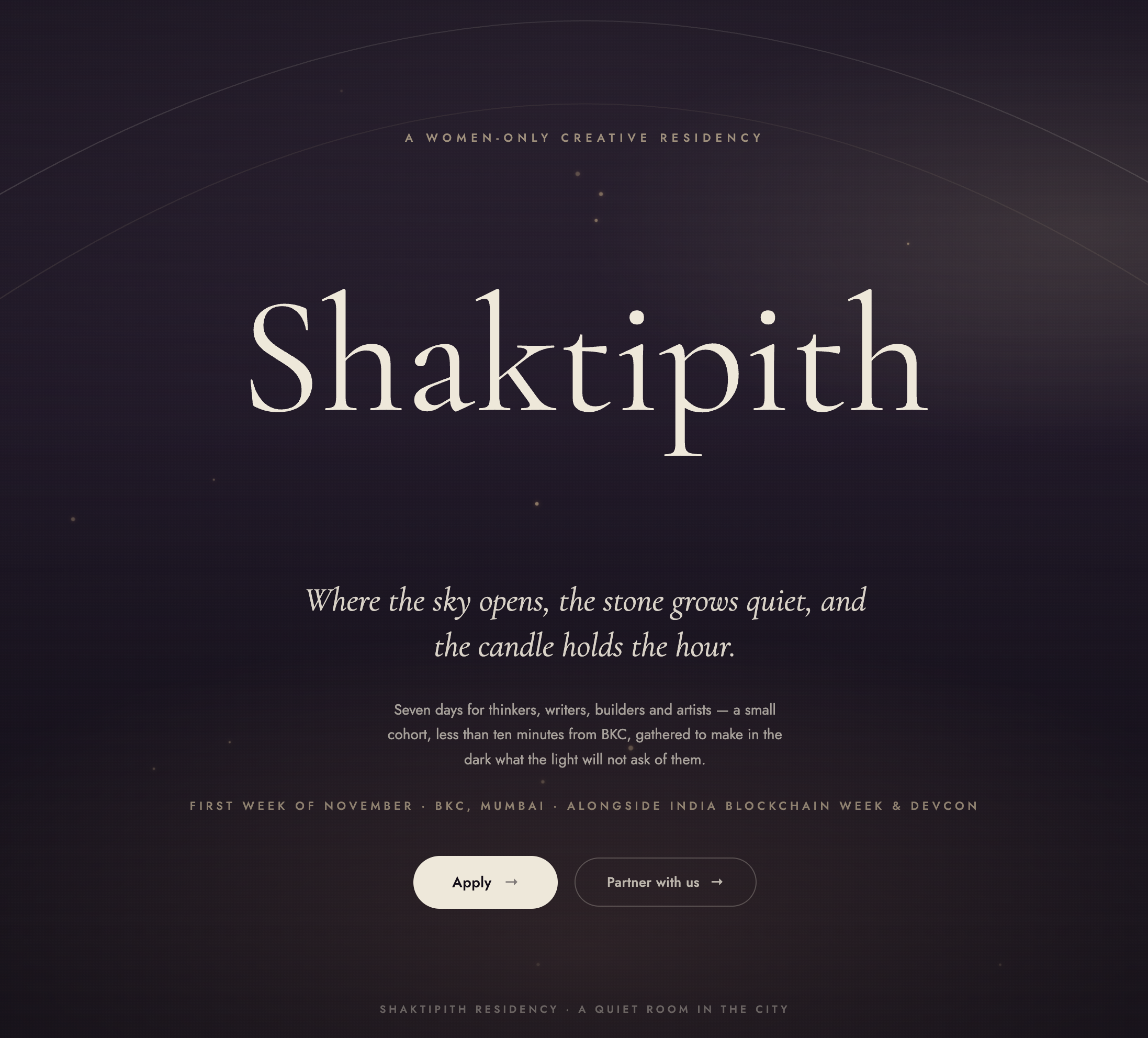 Shaktipith - Women only residency
