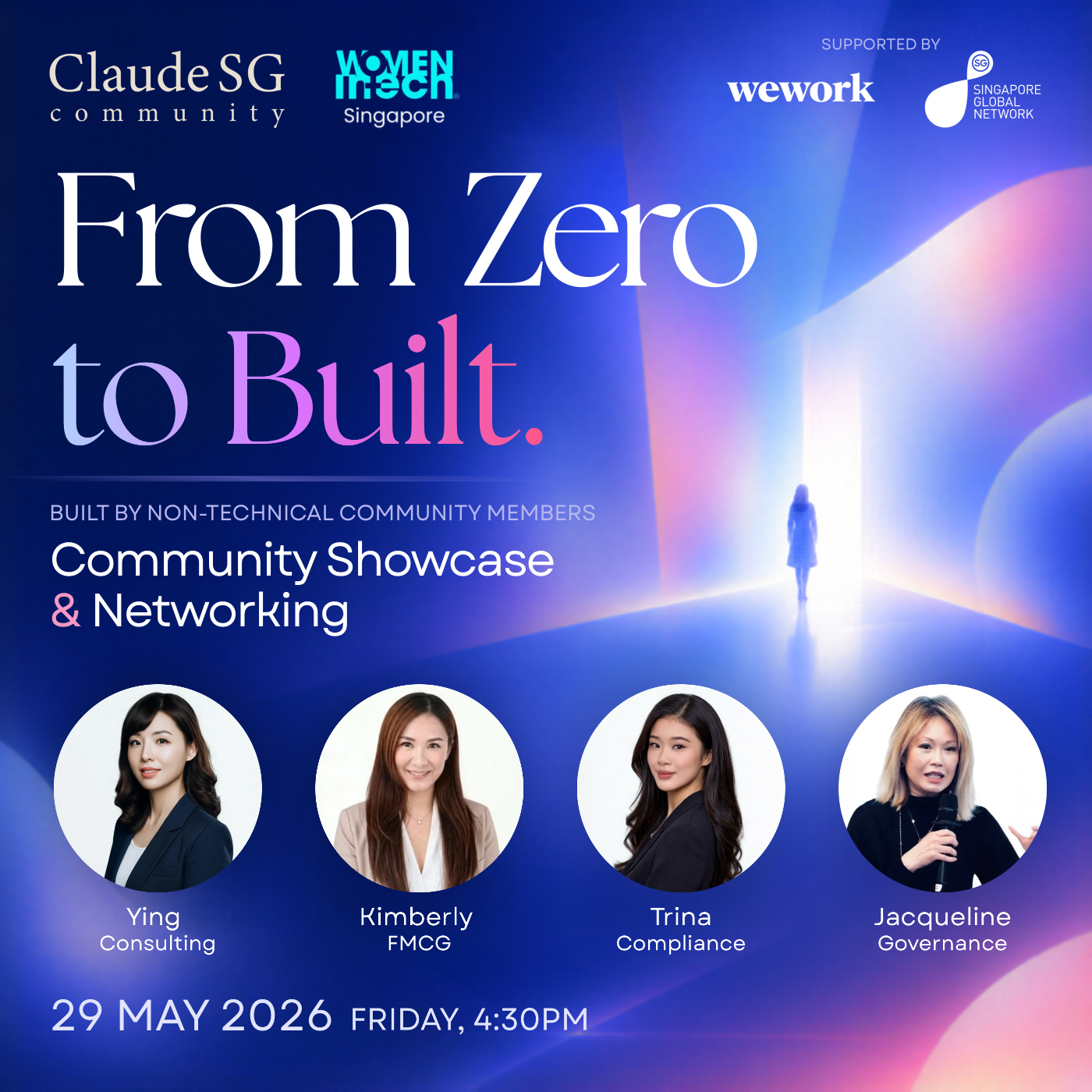 Cover art for #ClaudeSG x Women in Tech: Community Showcase & Networking — Singapore