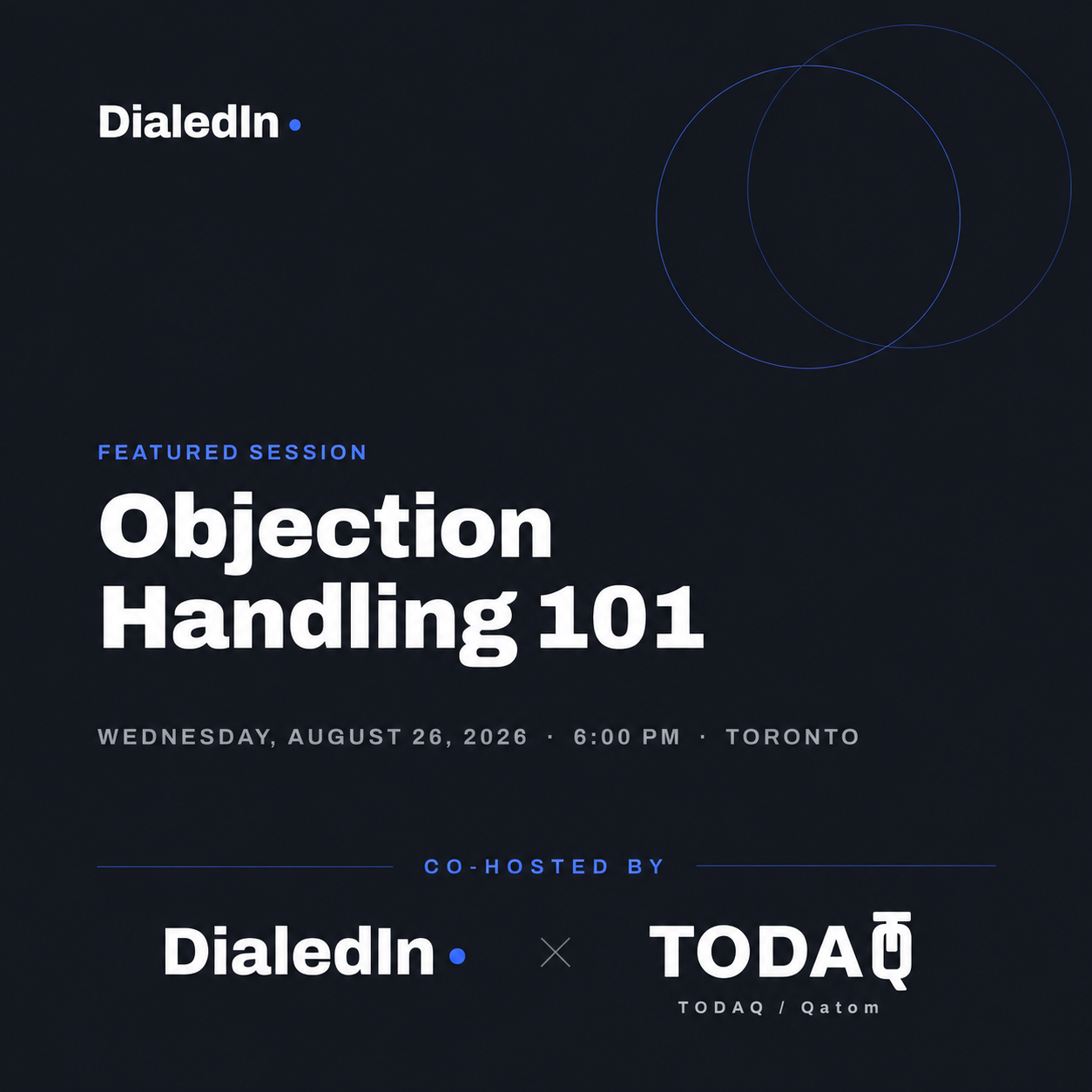 DialedIn : Gestion des objections 101