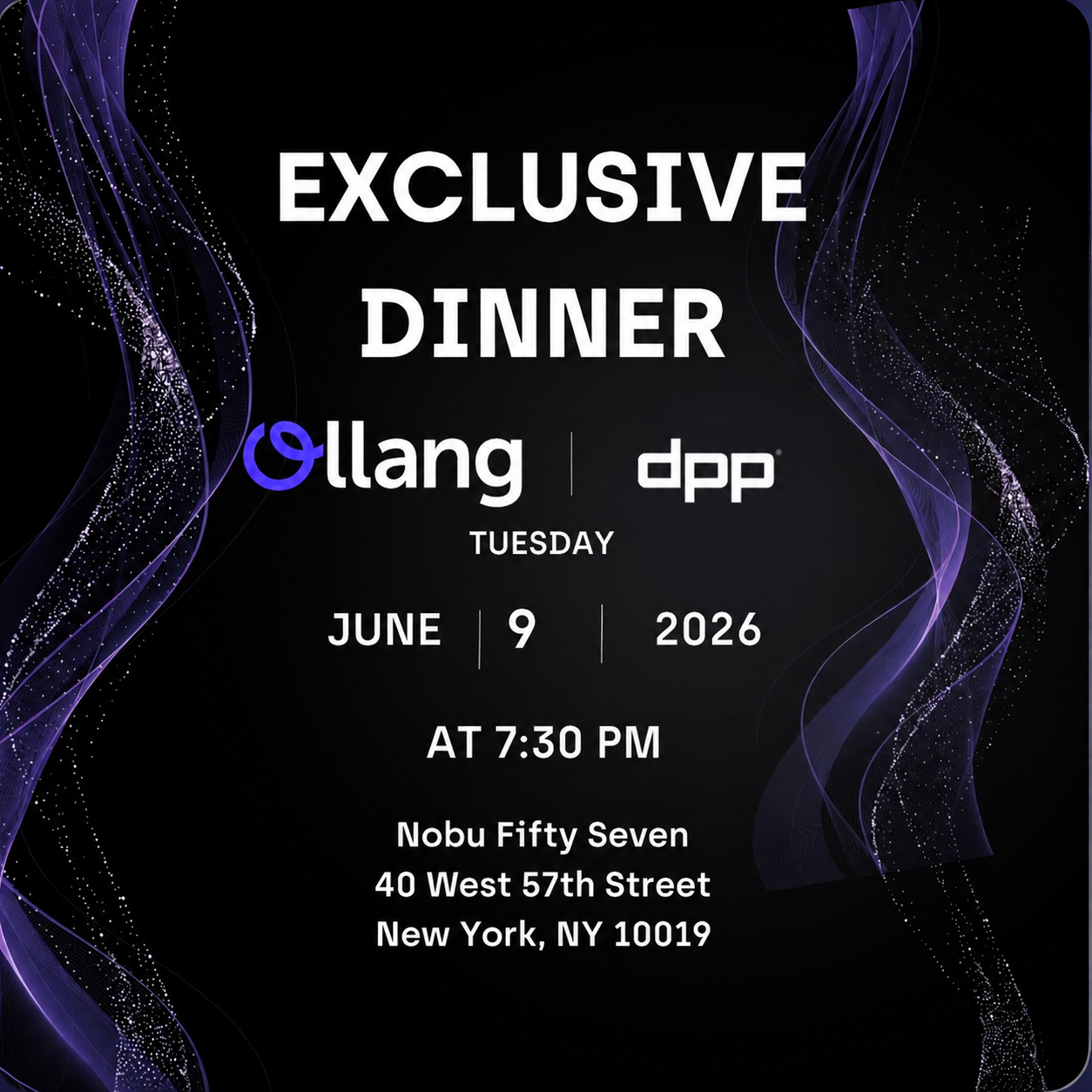 Cover art for #Invitation-Only Dinner & Cocktails | DPP Media Supply Festival 2026 — Nobu Fifty Seven