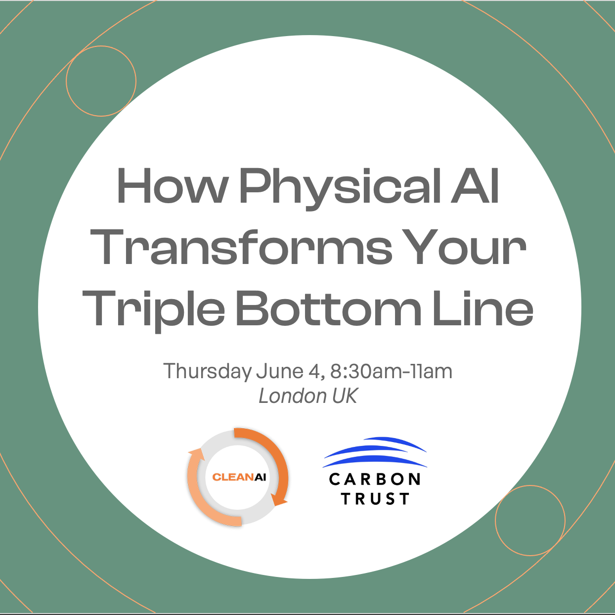 Cover art for #How Physical AI Transforms Your Triple Bottom Line — London, United Kingdom