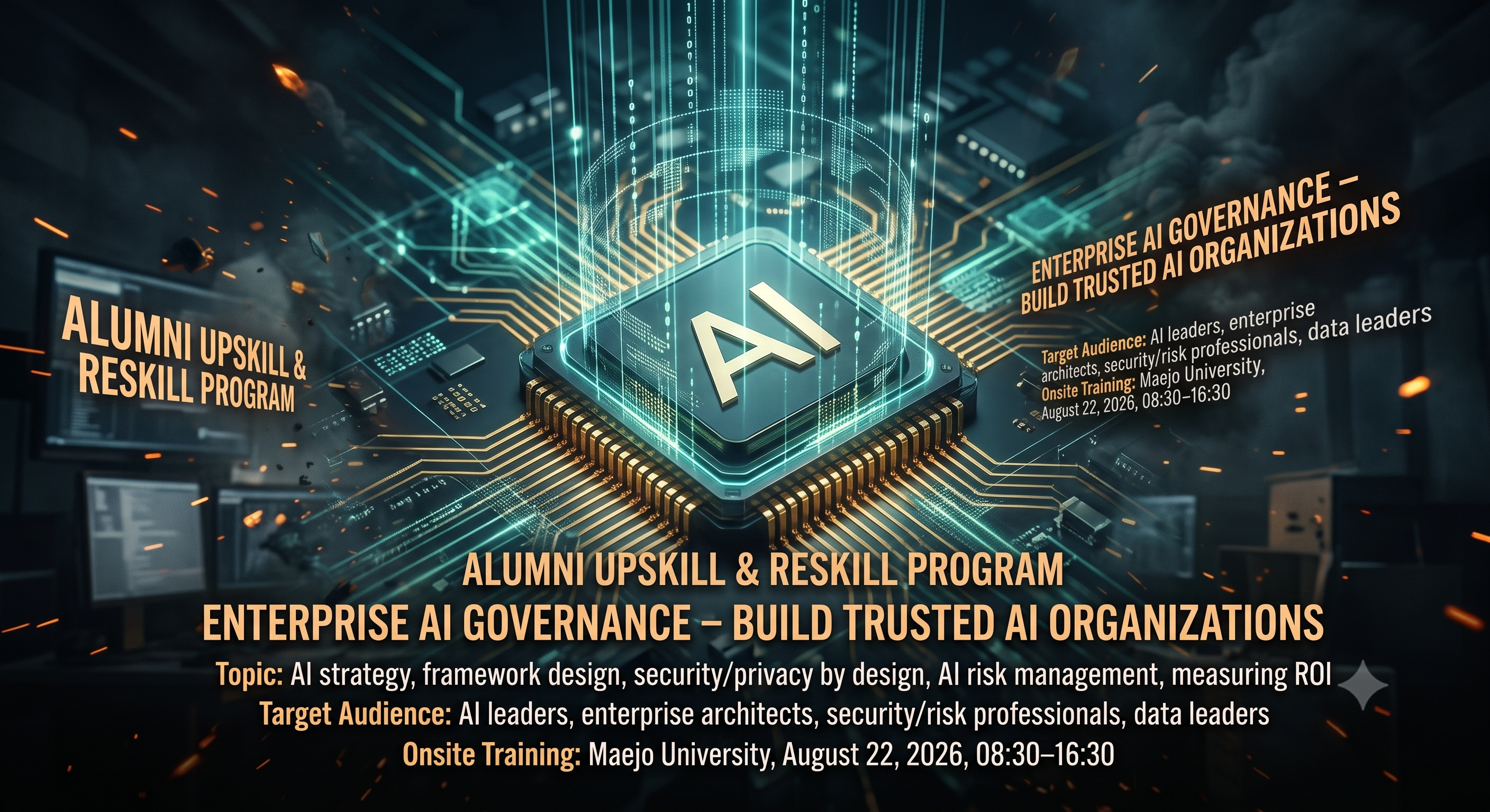 Upskill&Reskill Project for Alumni on Enterprise AI Governance – Build Trusted AI Organizations