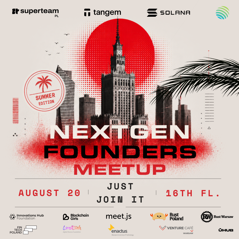NextGen Founders Meetup Warszawa