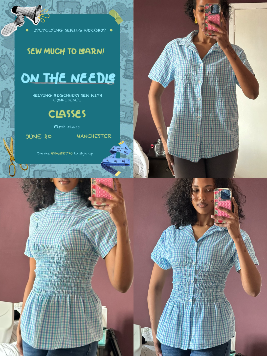 Cover art for #ON THE NEEDLE: London upcycling sewing socials ( shirring) — London, United Kingdom