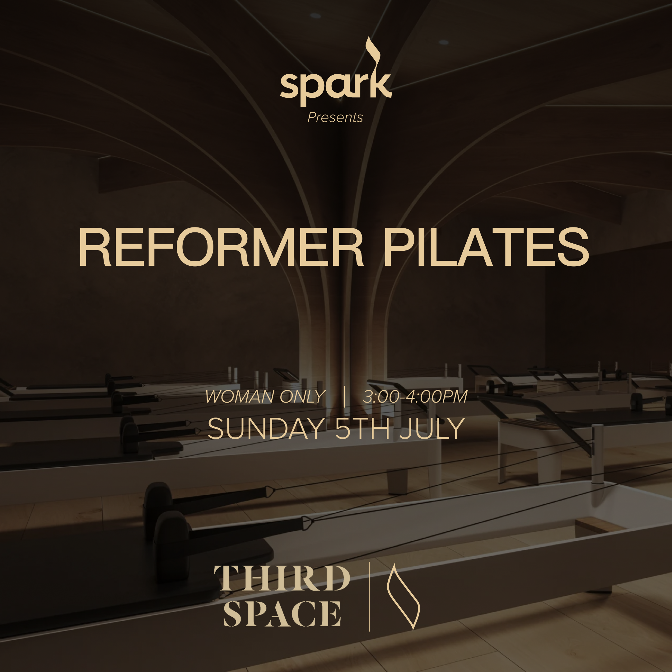 Spark Wellness x 3rd Space Mayfair – Reformer Pilaties
