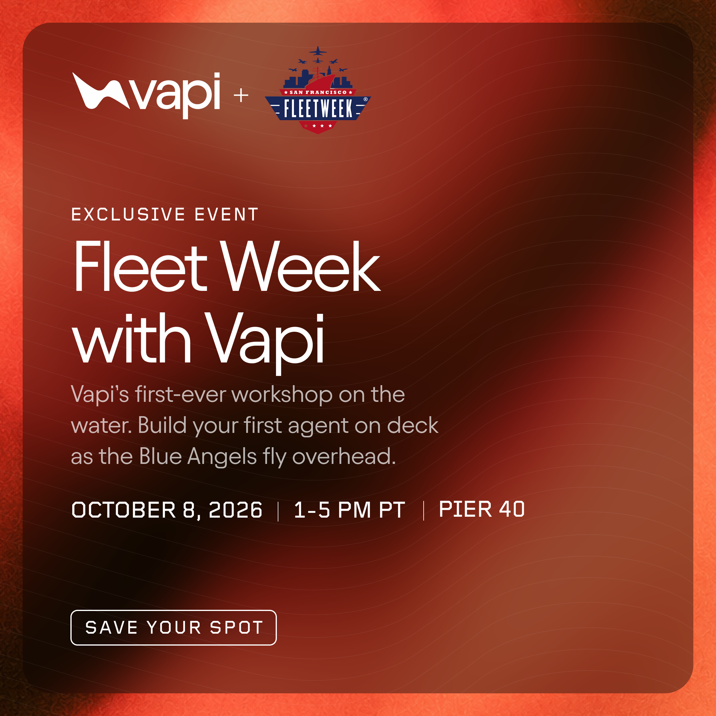Fleet Week with Vapi (on a yacht)