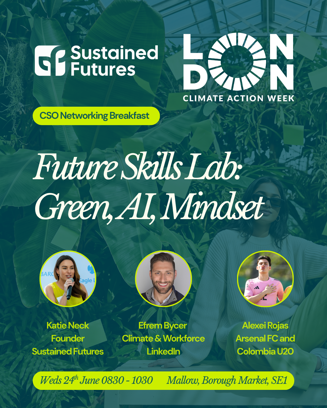 CSO Future Skills Lab: Green, AI and Mindset with LinkedIn, Arsenal FC and Claude