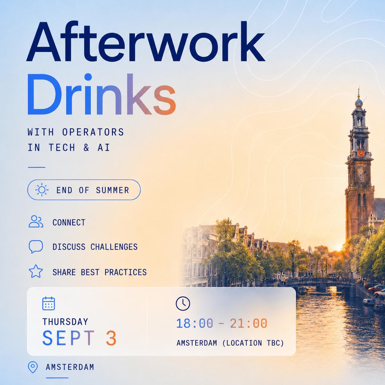 Afterwork Drinks - Operators in Tech & AI