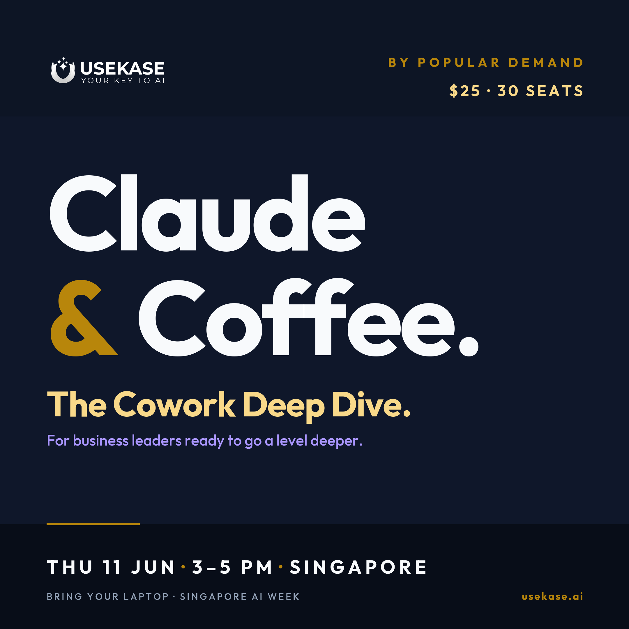 Cover art for #Claude & Coffee: Build an AI Workflow in 2 Hours v2 — 57 Tras St, #02 01